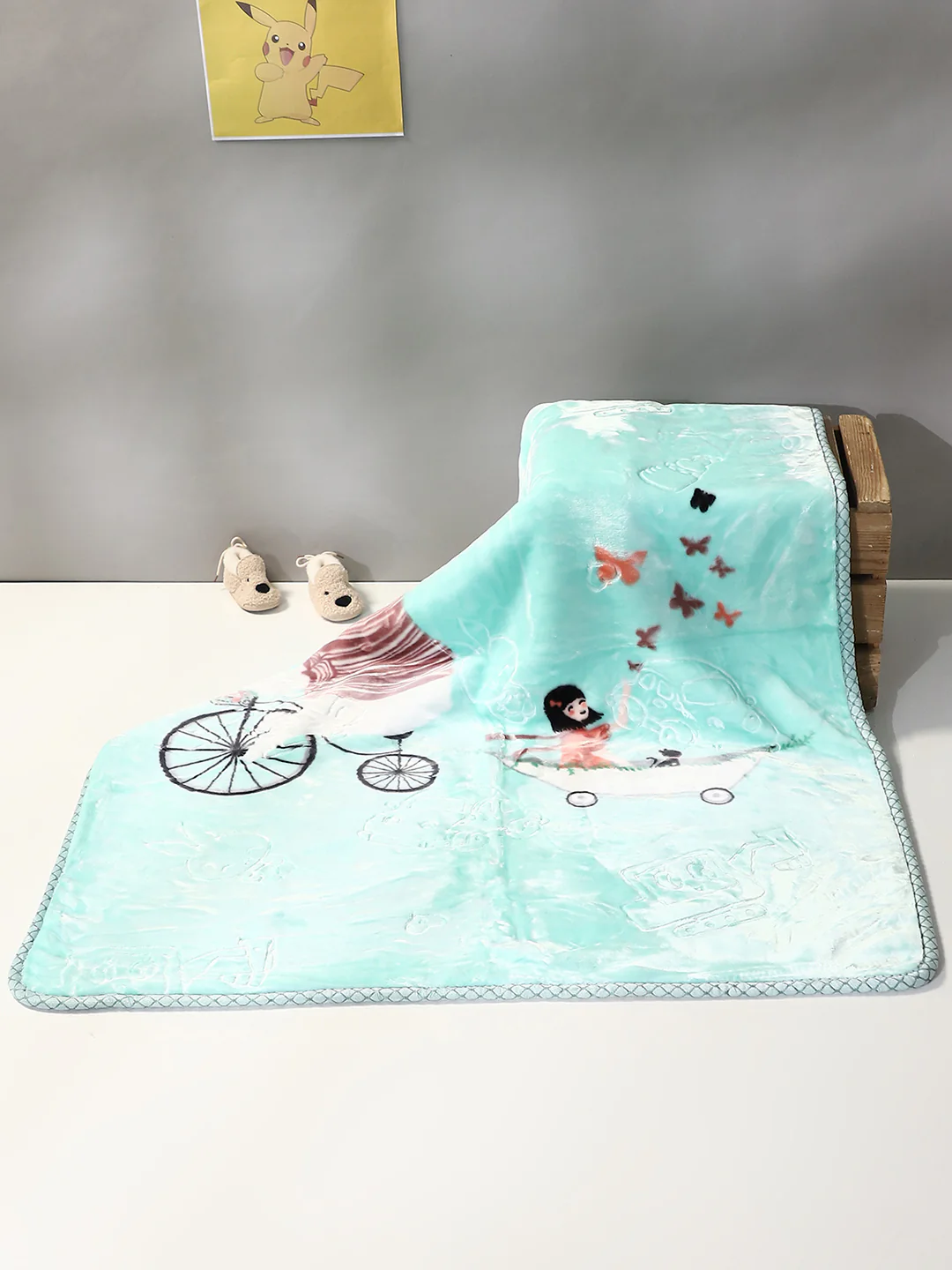 Printed Baby Blanket for Mild Winter -2 Ply - Image 2