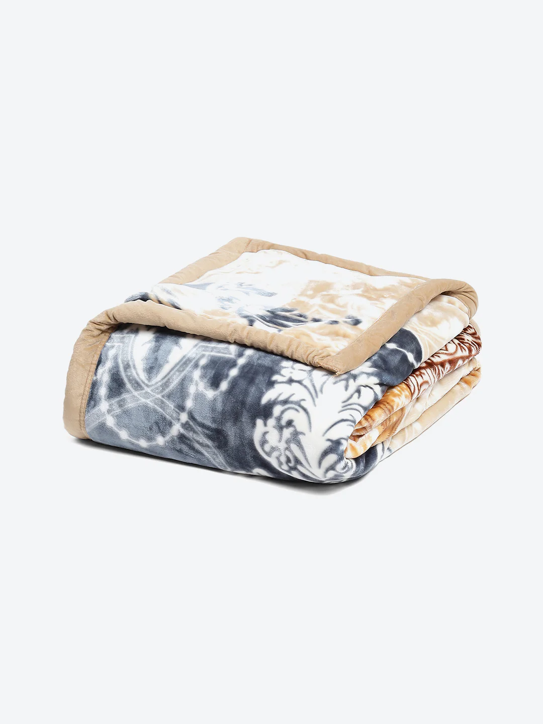 Printed Single Bed Blanket for Mild Winter -2 Ply - Image 5