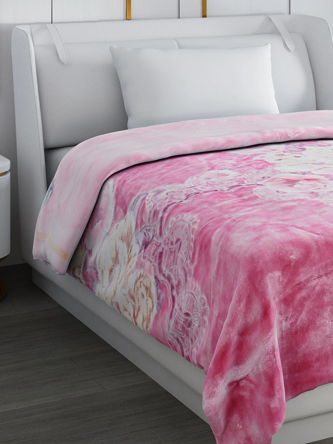 Printed Single Bed Blanket for Mild Winter -2 Ply - Image 6