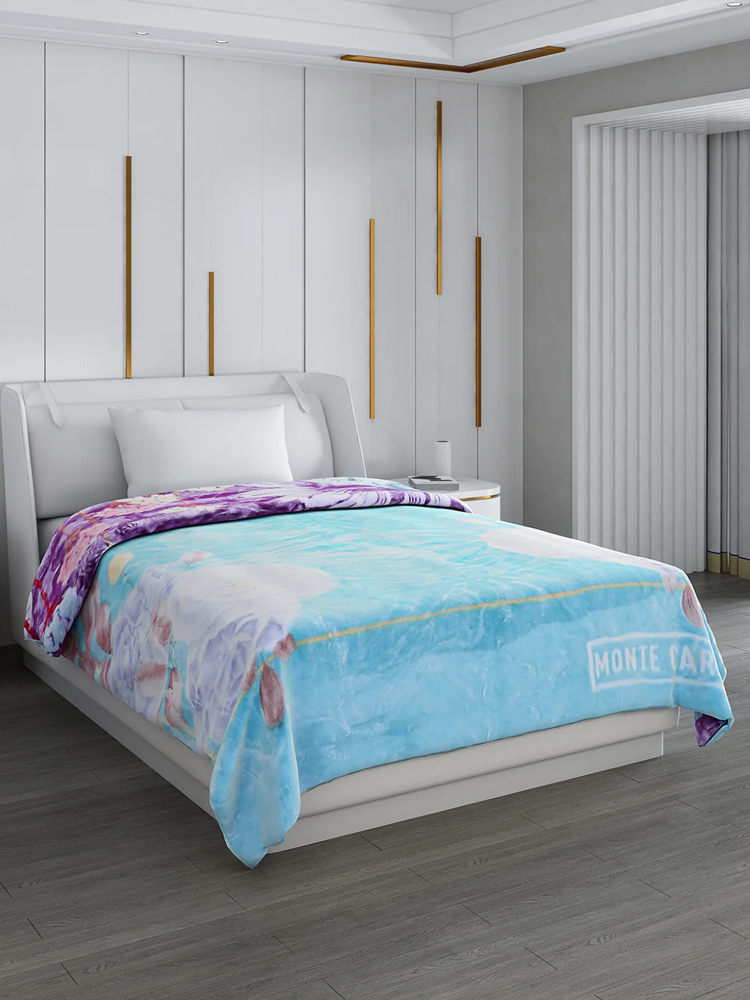 Printed Single Bed Blanket for Mild Winter -2 Ply - Image 5