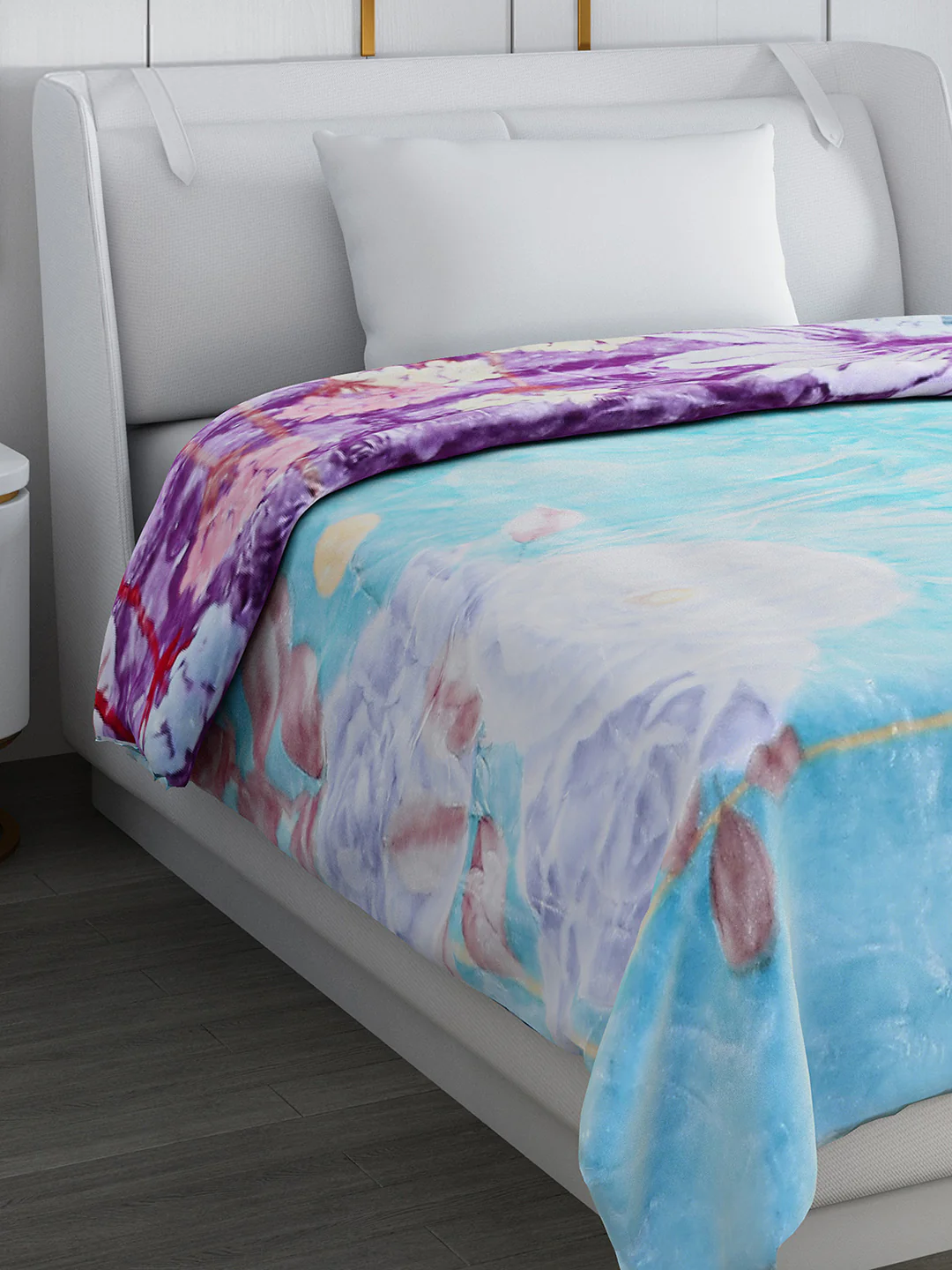 Printed Single Bed Blanket for Mild Winter -2 Ply - Image 6