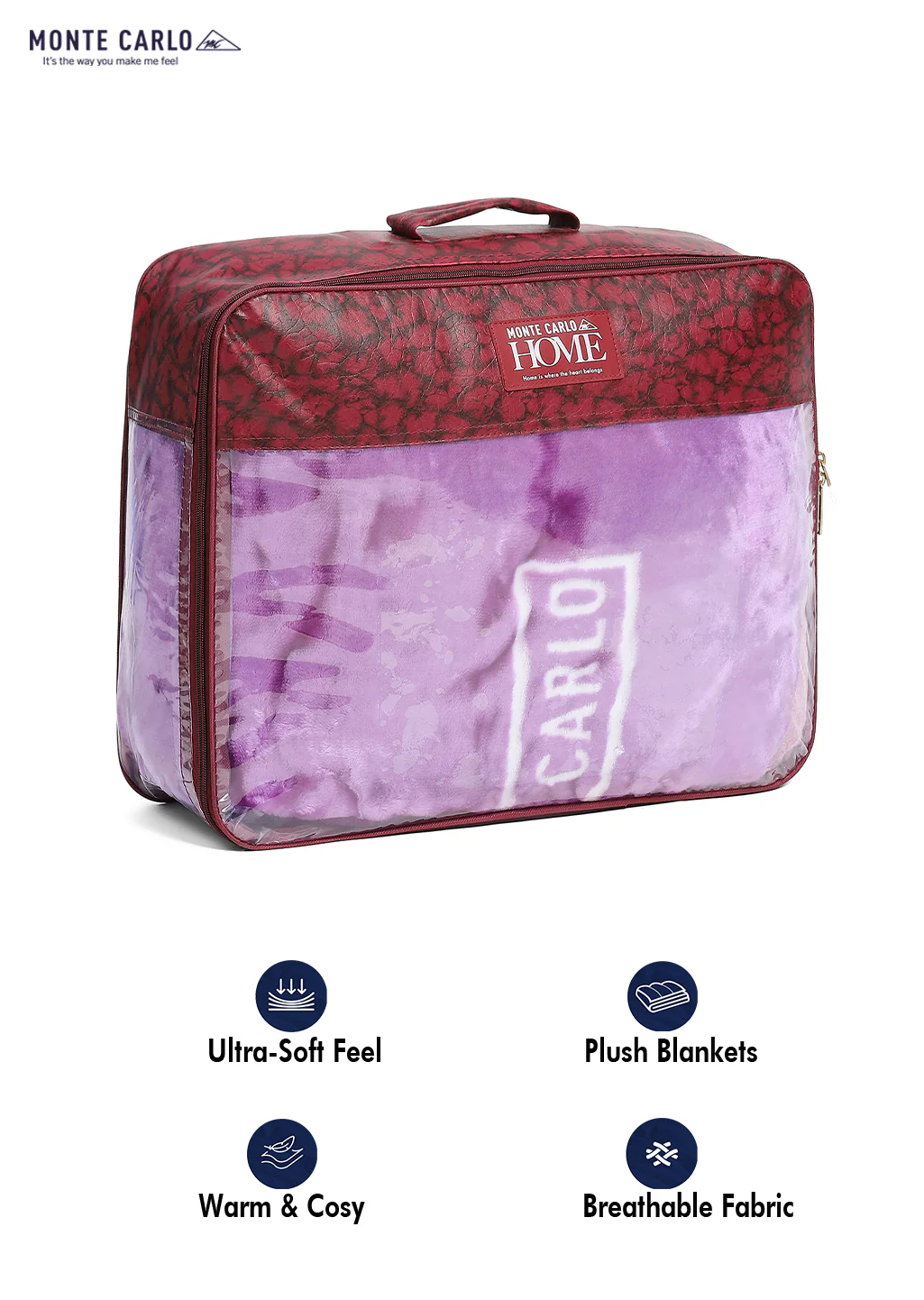 Printed Single Bed Blanket for Mild Winter -2 Ply - Image 8