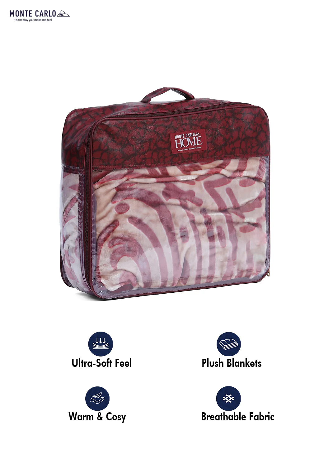 Printed Single Bed Blanket for Mild Winter -2 Ply - Image 8