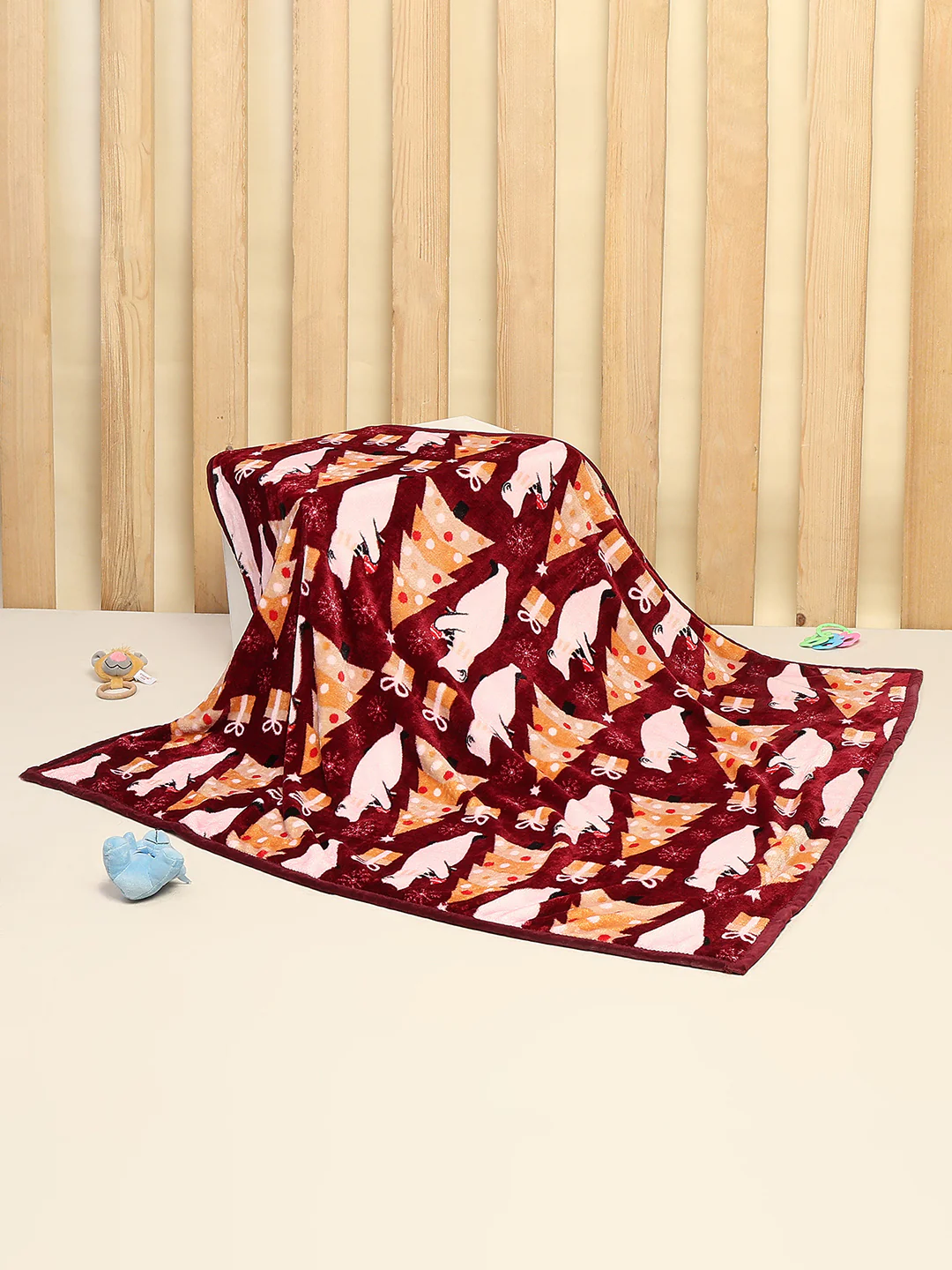 Printed Baby Blanket for Mild Winter -2 Ply - Image 2