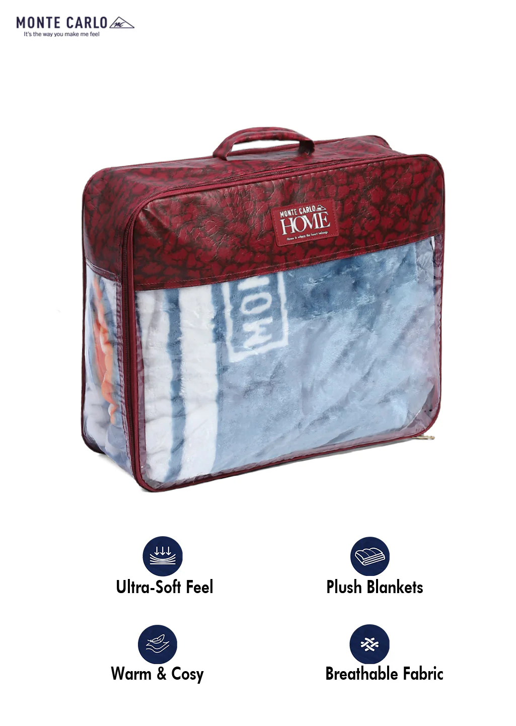 Printed Single Bed Blanket for Mild Winter -2 Ply - Image 12