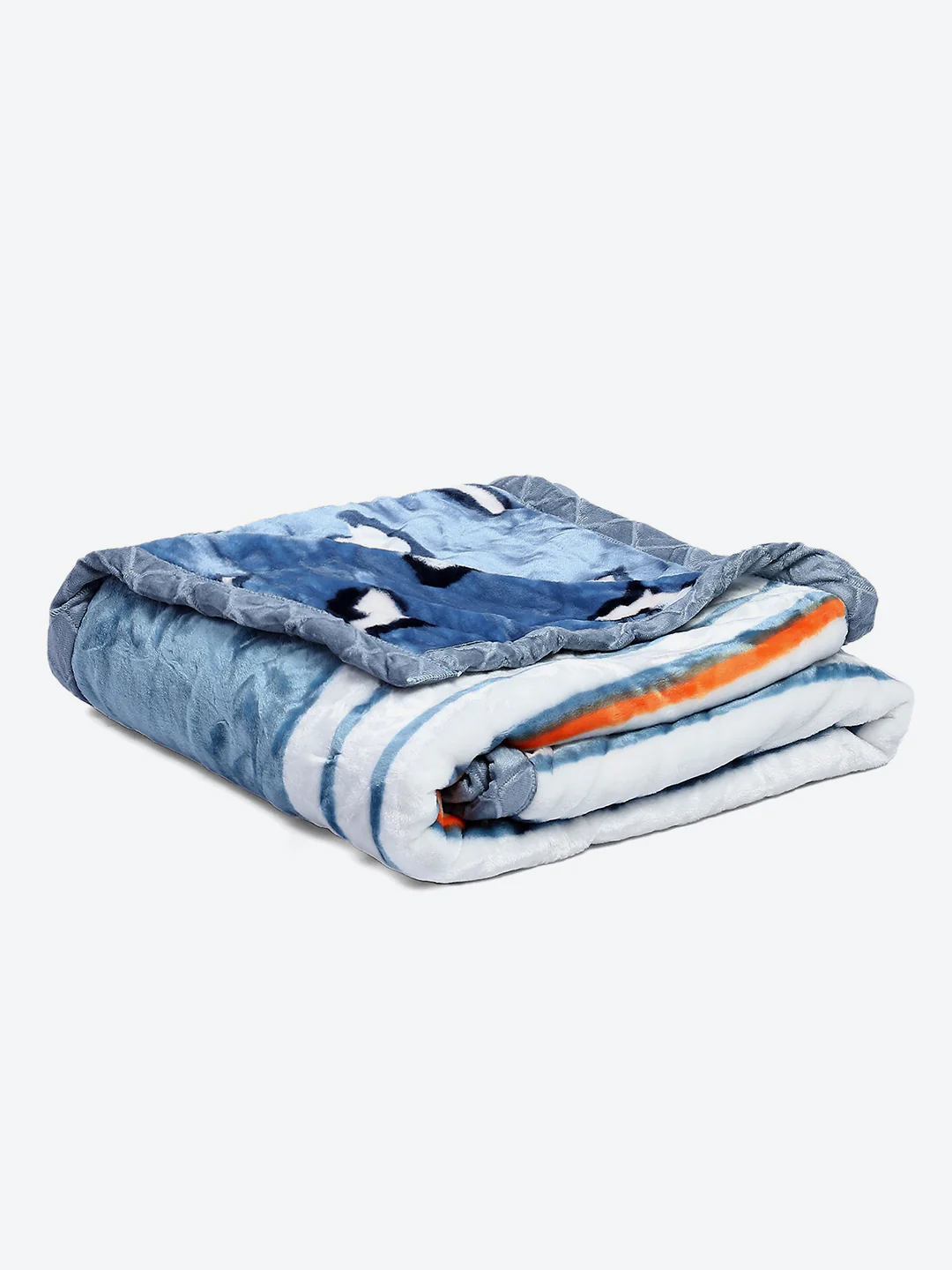Printed Single Bed Blanket for Mild Winter -2 Ply - Image 7