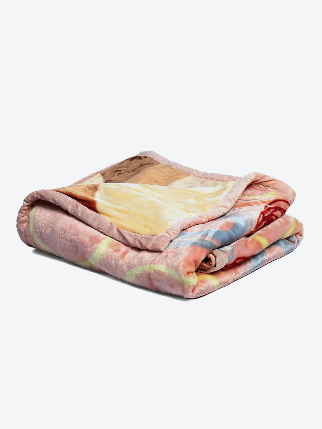 Printed Single Bed Blanket for Mild Winter -2 Ply - Image 7