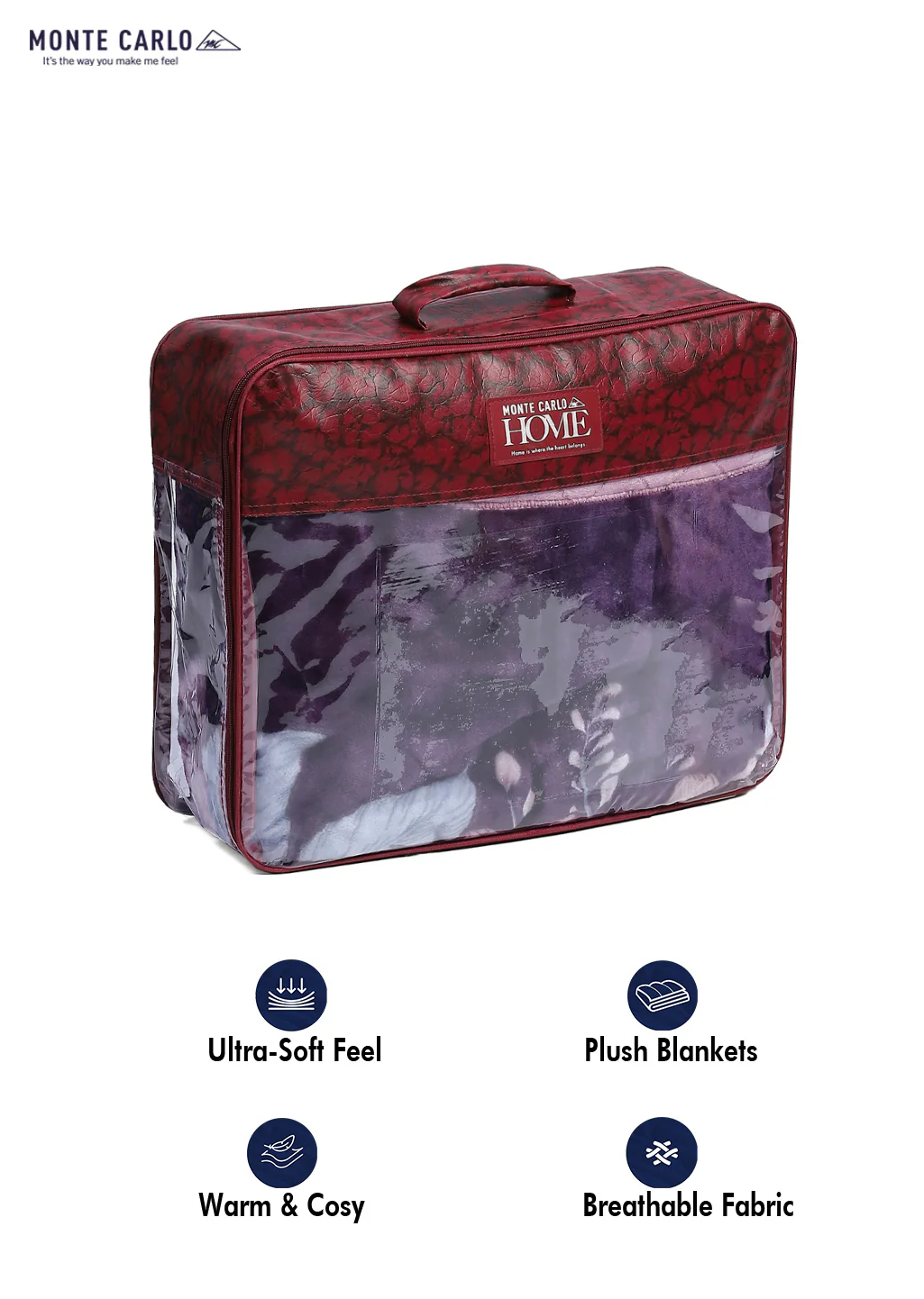 Printed Single Bed Blanket for Mild Winter -2 Ply - Image 12