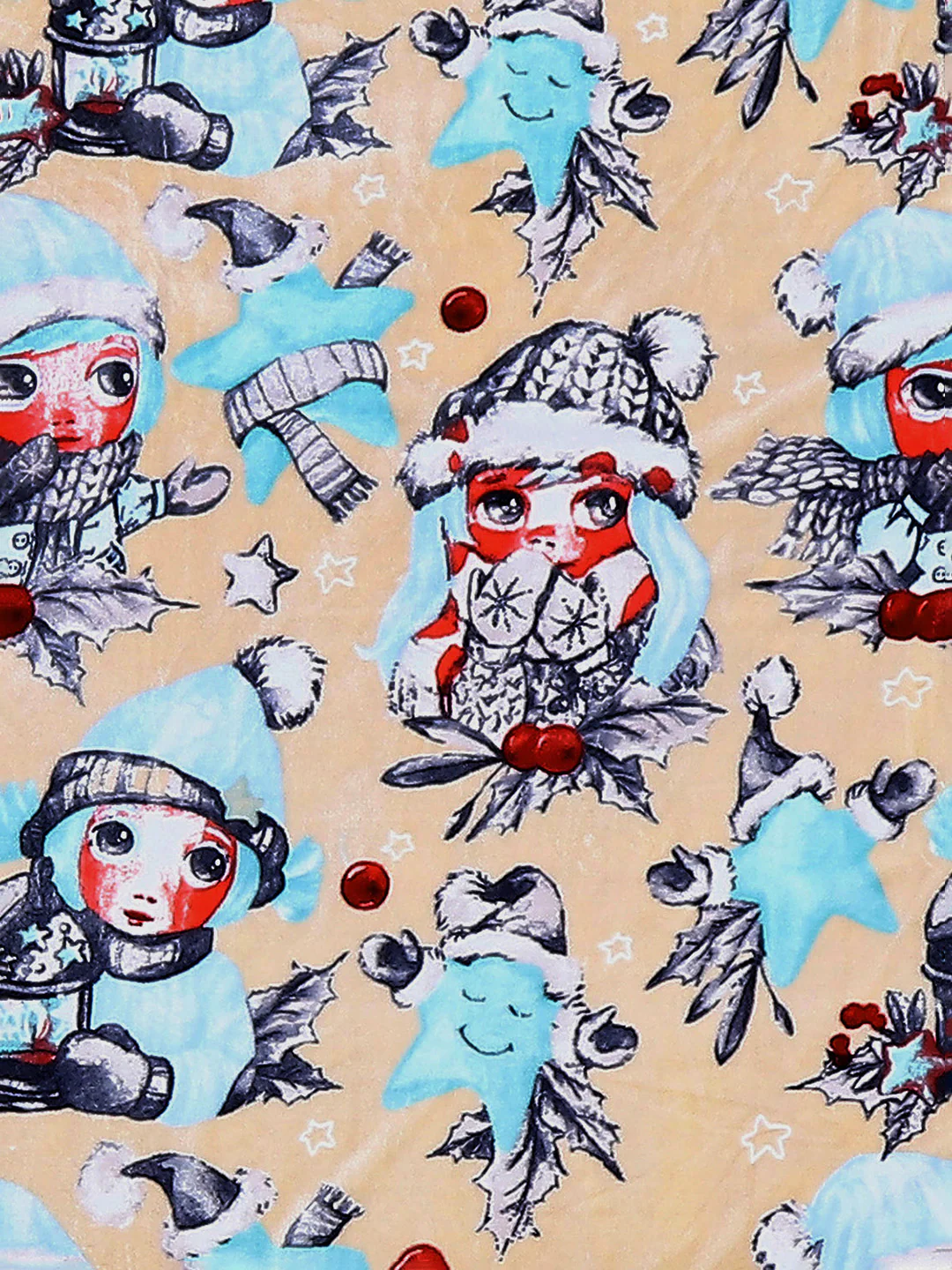 Printed Baby Blanket for Mild Winter -2 Ply - Image 3