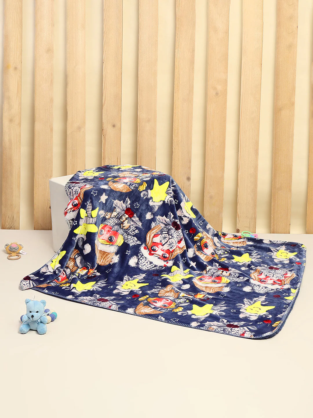Printed Baby Blanket for Mild Winter -2 Ply - Image 2