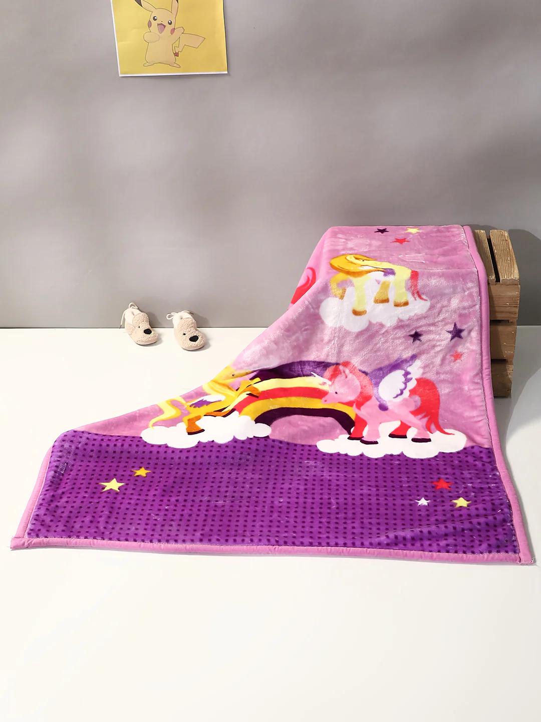 Printed Baby Blanket for Mild Winter -2 Ply - Image 2