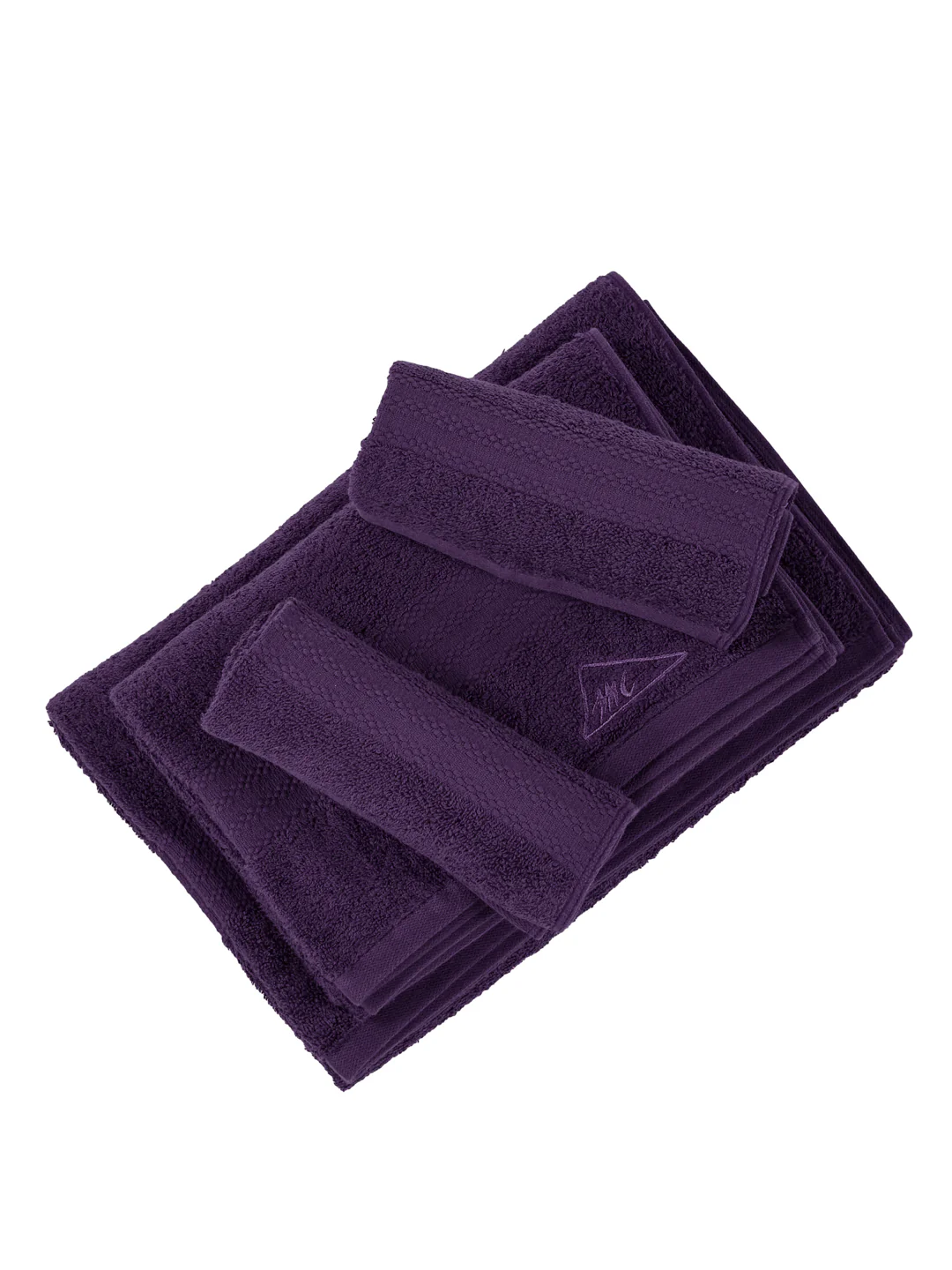 Purple 100% Cotton Solid 380 GSM Bath Towel Jazz 4 Pc Set Gifting Box Pack - Image 6