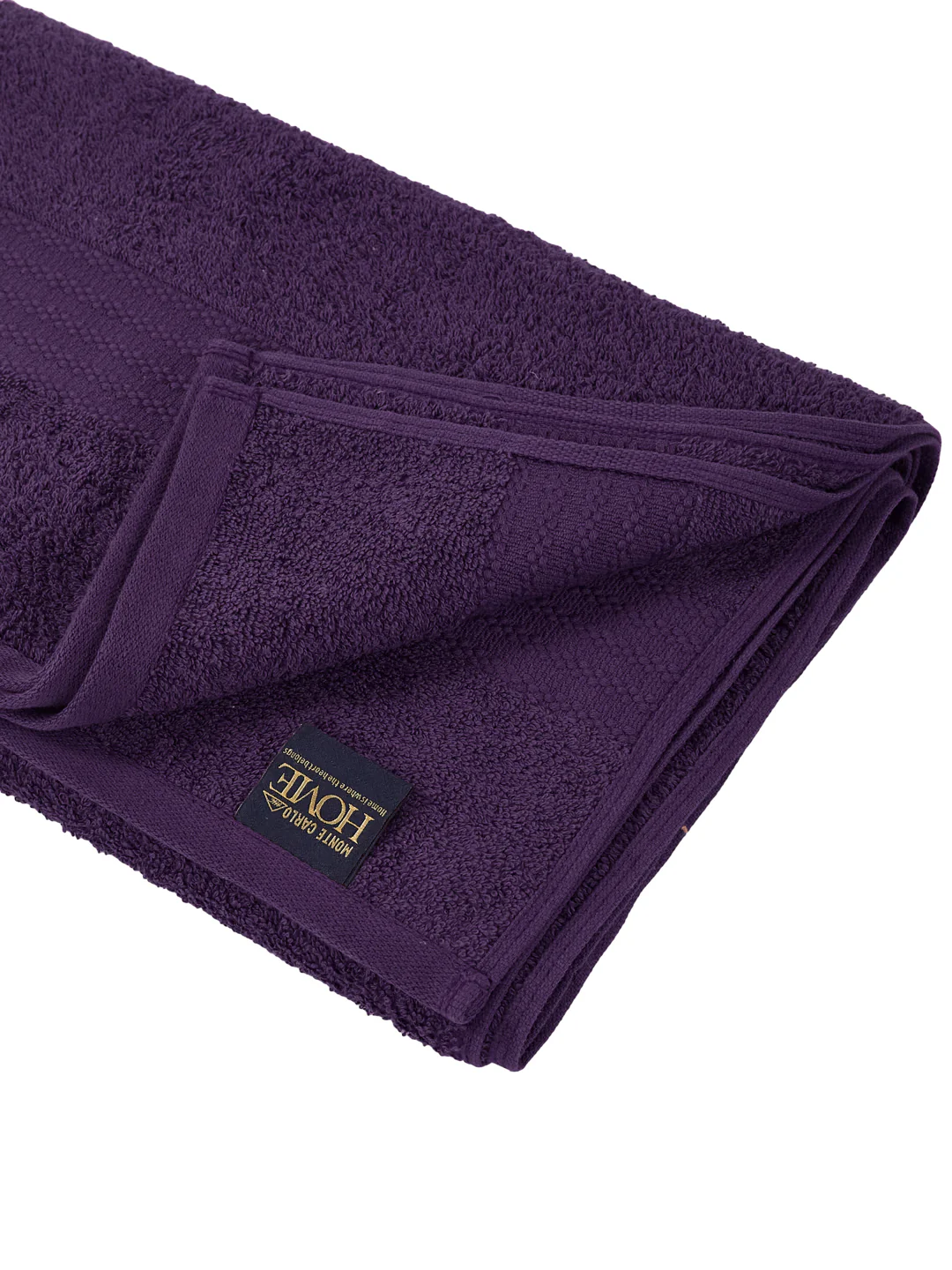 Purple 100% Cotton Solid 380 GSM Bath Towel Jazz 4 Pc Set Gifting Box Pack - Image 7