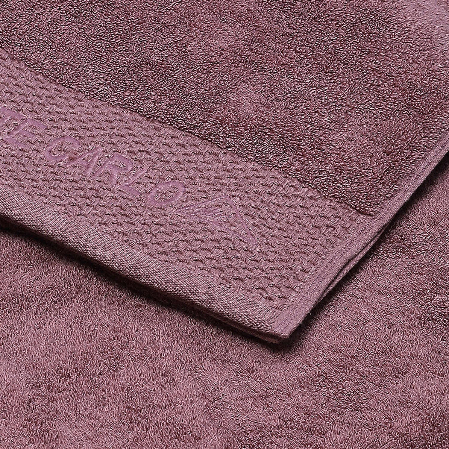 Purple Cotton 650 GSM Bath Towel - Image 3