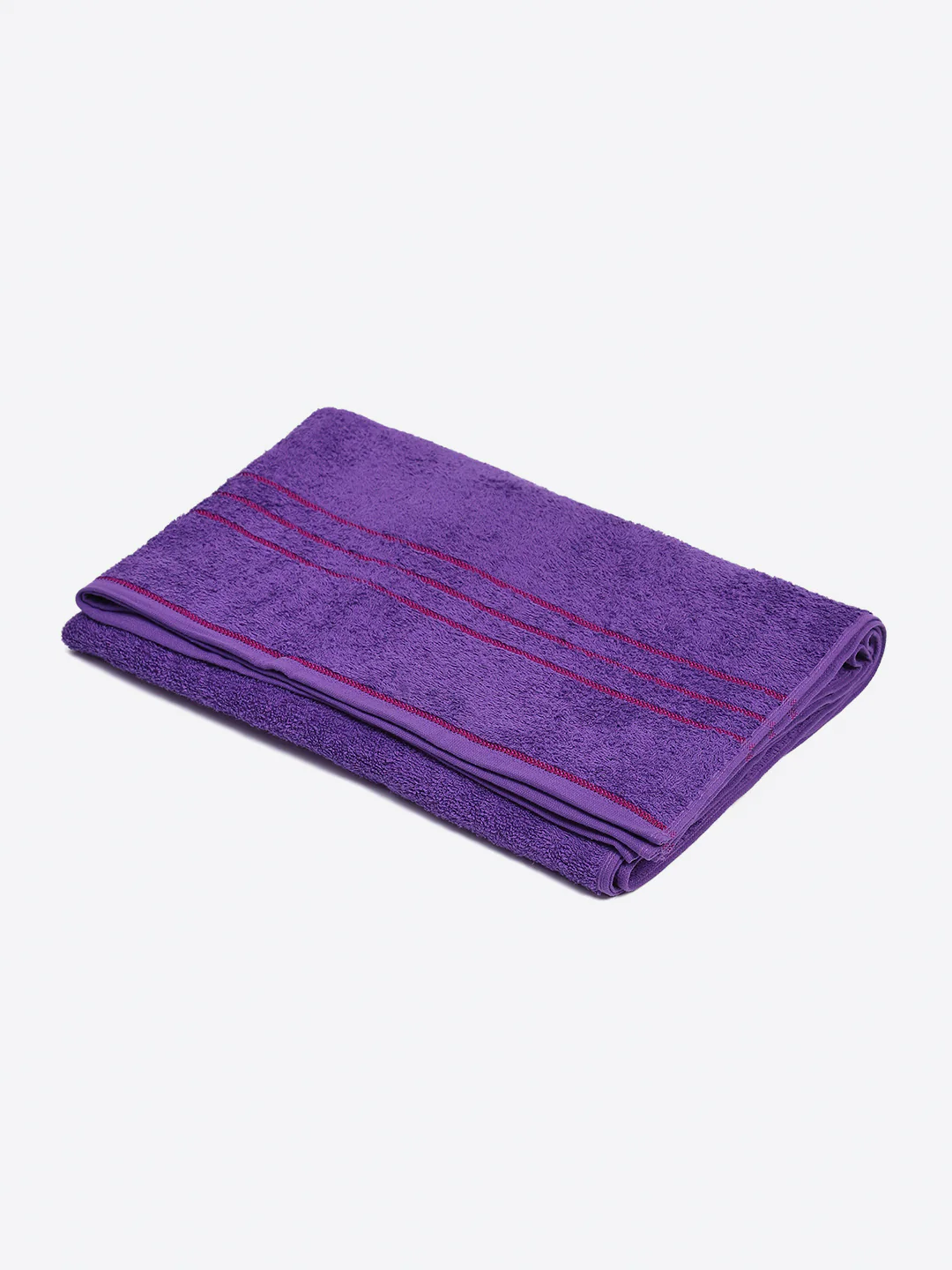 Purple Cotton Solid 350 GSM Car Towel (Soho) - Image 2