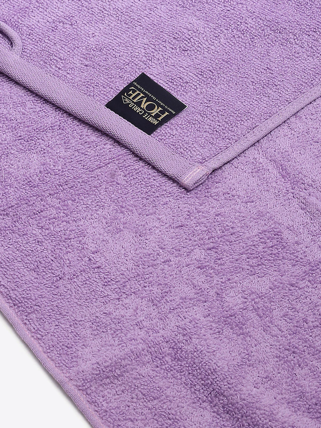 Purple Cotton Solid 350 GSM Hand Towel (Pack of 2) - Image 3