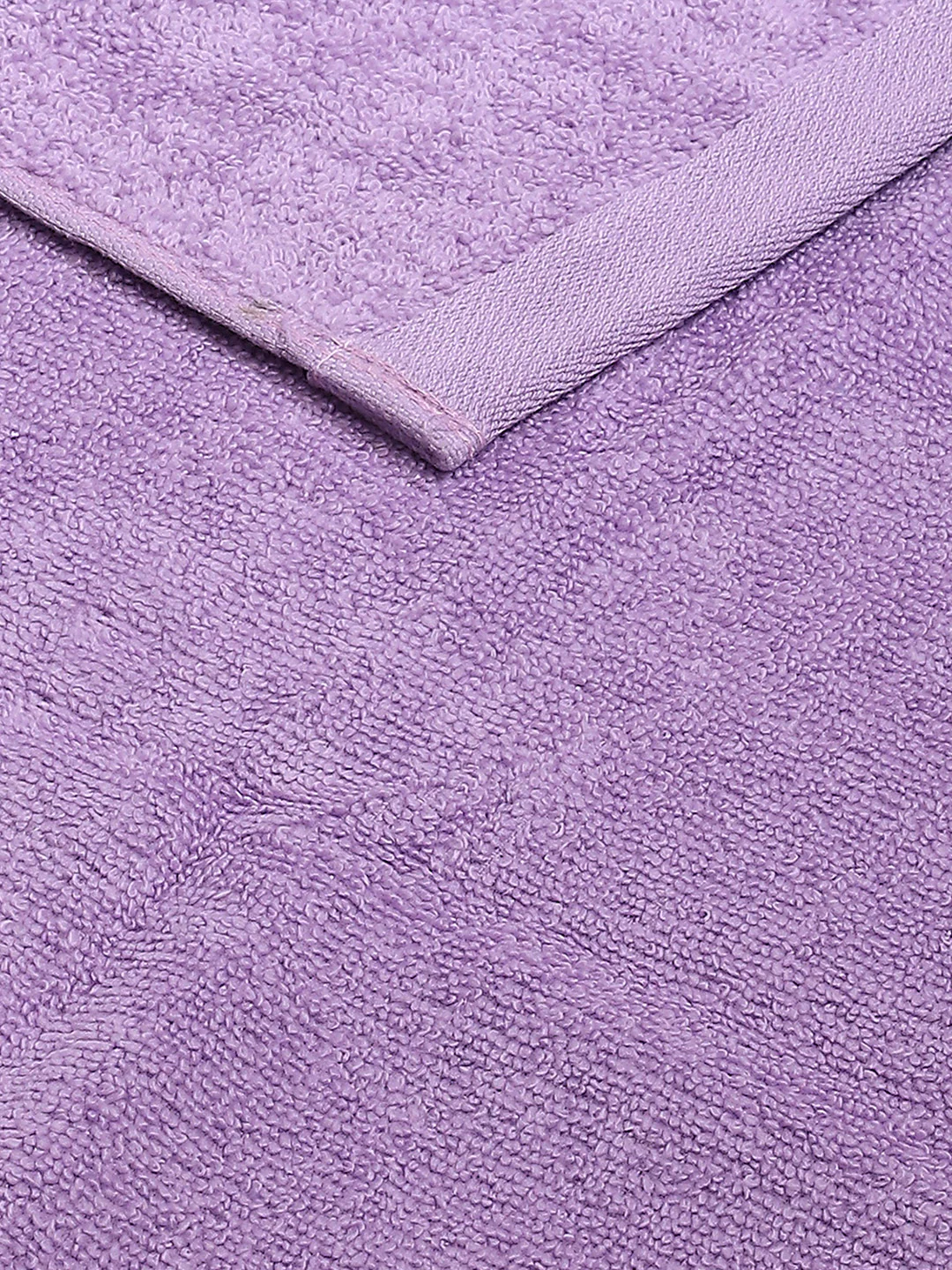 Purple Cotton Solid 350 GSM Hand Towel (Pack of 2) - Image 4