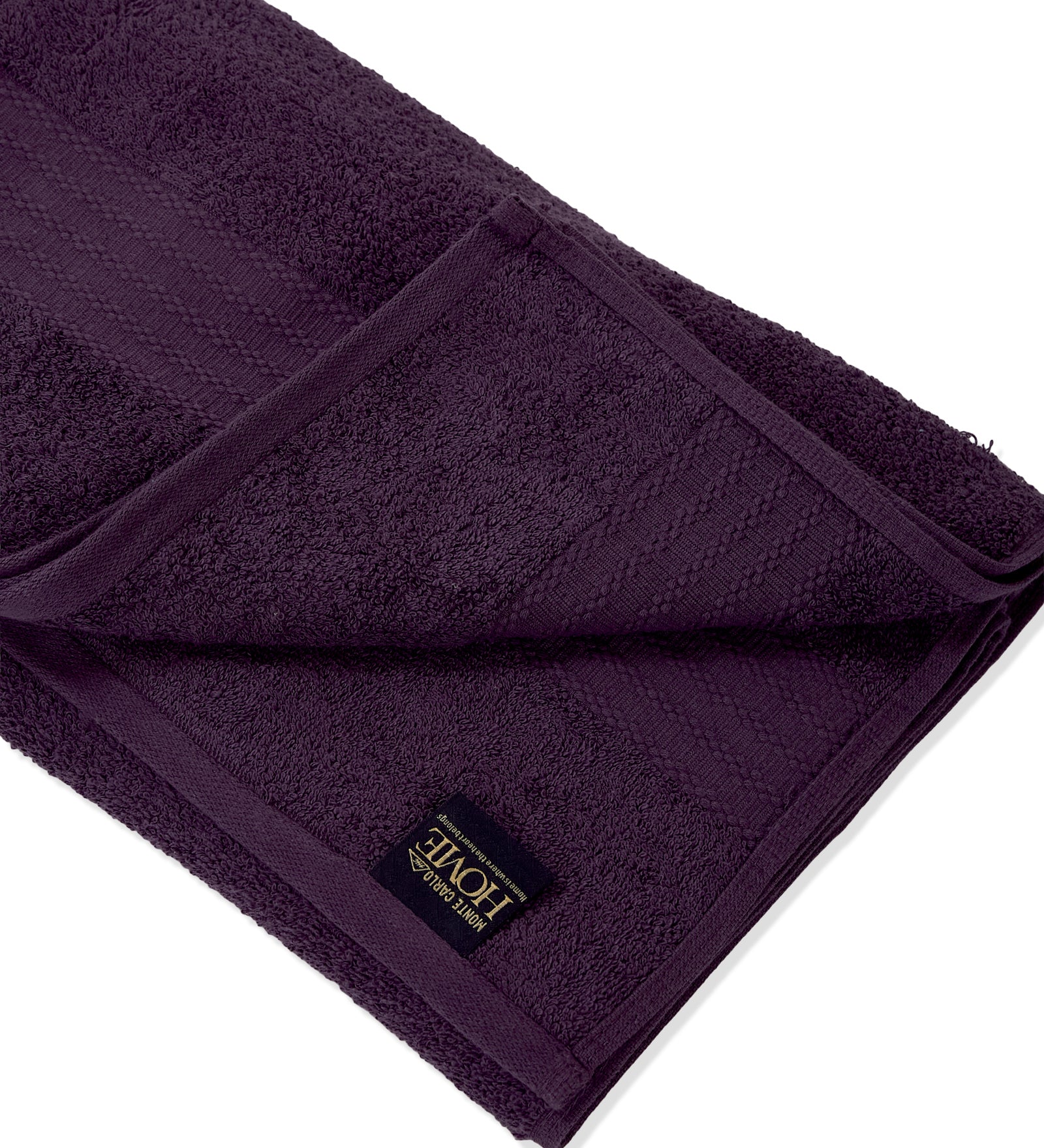 Purple Pure Cotton Solid 380 GSM Bath Towel 1 Piece (Jazz Collection) - Image 5