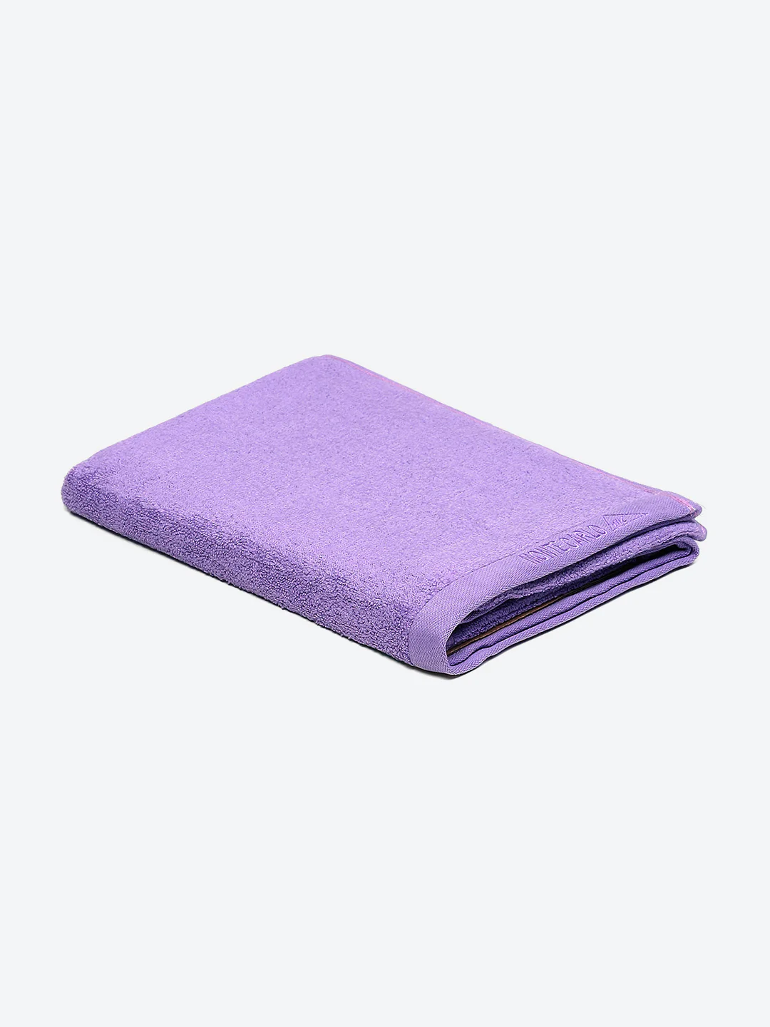 Purple Solid Pure Cotton 350 GSM Bath Towel (Oslo) - Image 2