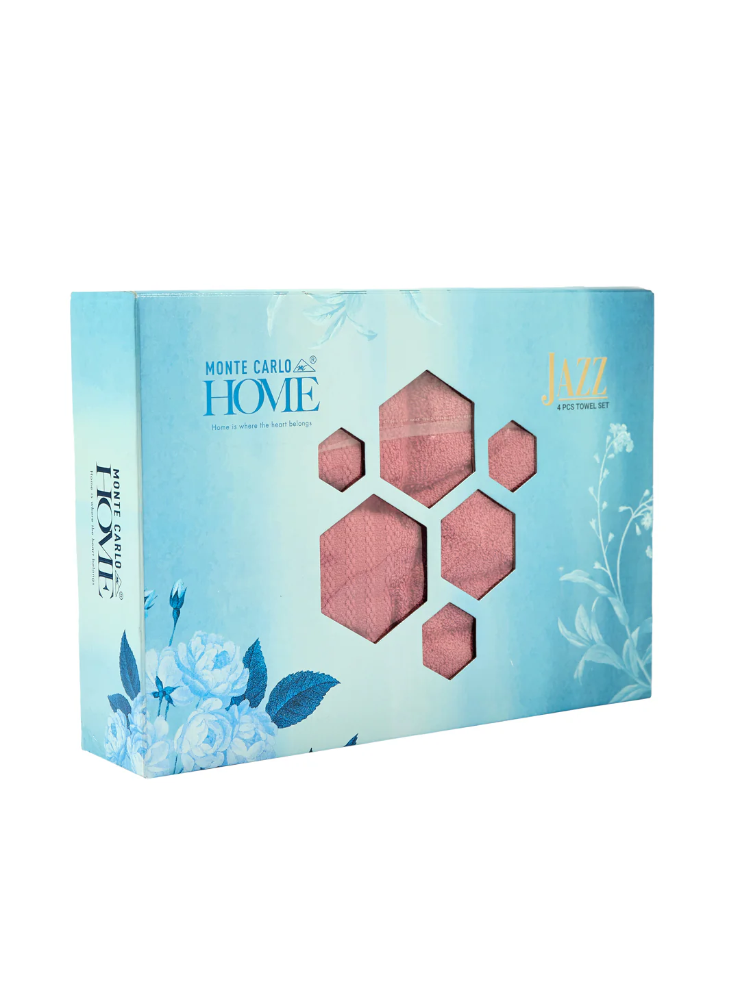 Quartz Pink 100% Cotton Solid 380 GSM Bath Towel Jazz 4 Pc Set Gifting Box Pack - Image 11