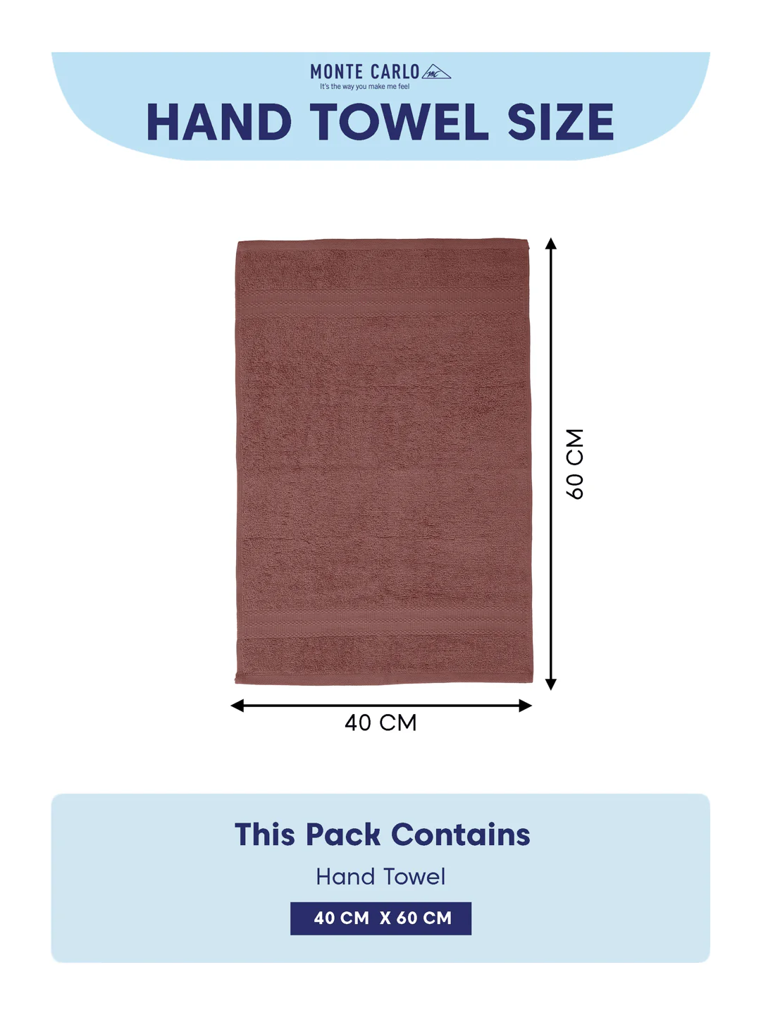 Quartz Pink Pure Cotton Solid 380 GSM Hand Towel 2 Pc Set (Jazz Collection) - Image 10