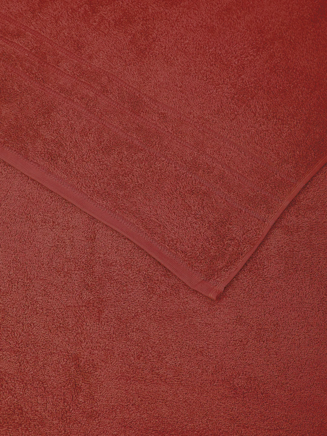 Red Pure Cotton Solid 340 GSM Car Towel 1 Piece (Soho Collection) - Image 5