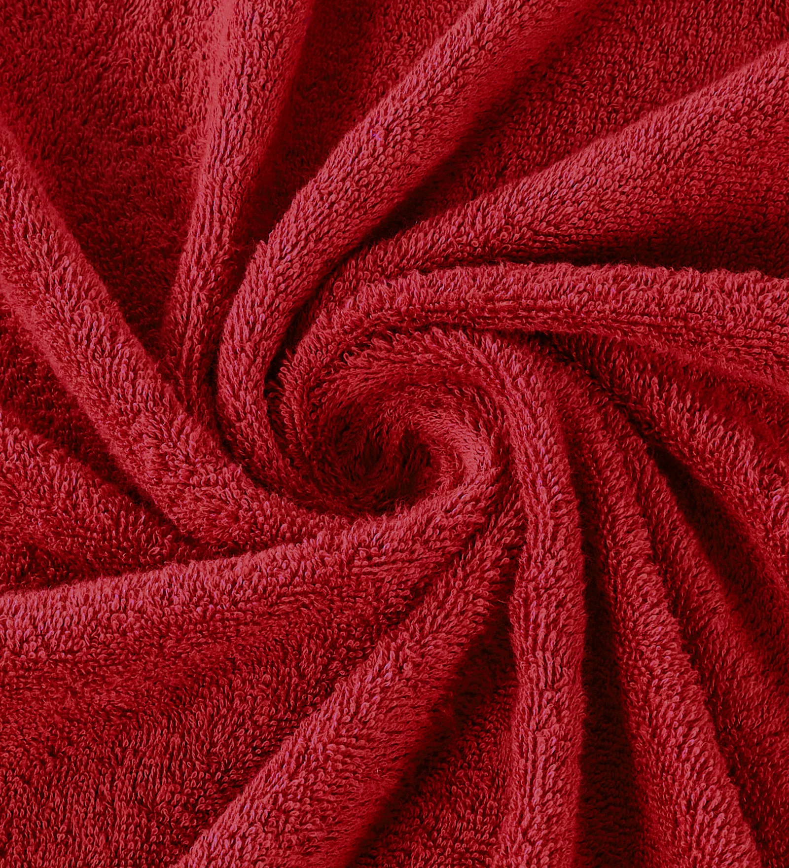Red Pure Cotton Solid 450 GSM Bath Towel 1 Piece (Oasis Collection) - Image 7