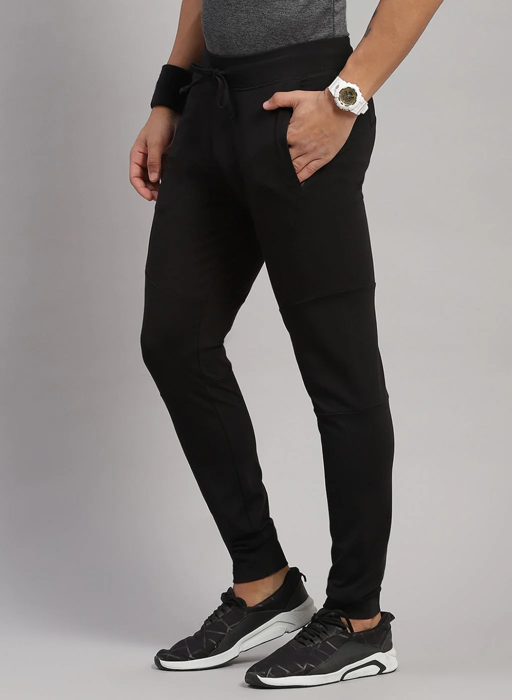 Rock.it Men Black Regular Fit Jogger - Image 2