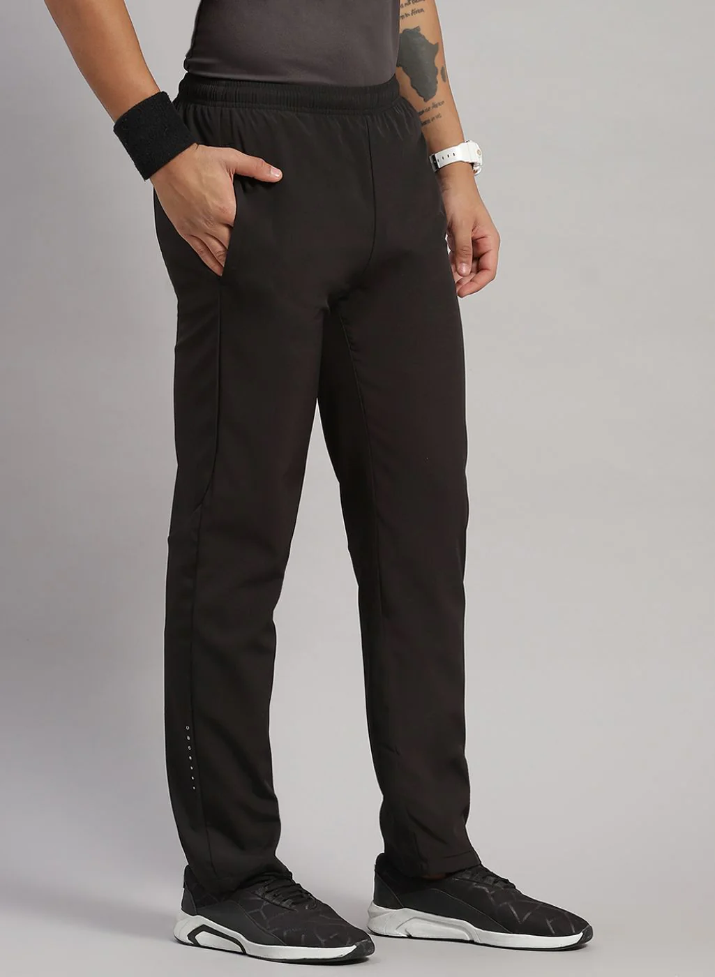 Rock.it Men Black Regular Fit Lower - Image 3