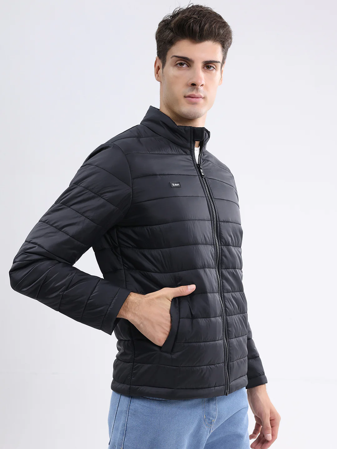 Rock.it Men Black Solid Collar Full Sleeve Jacket - Image 4