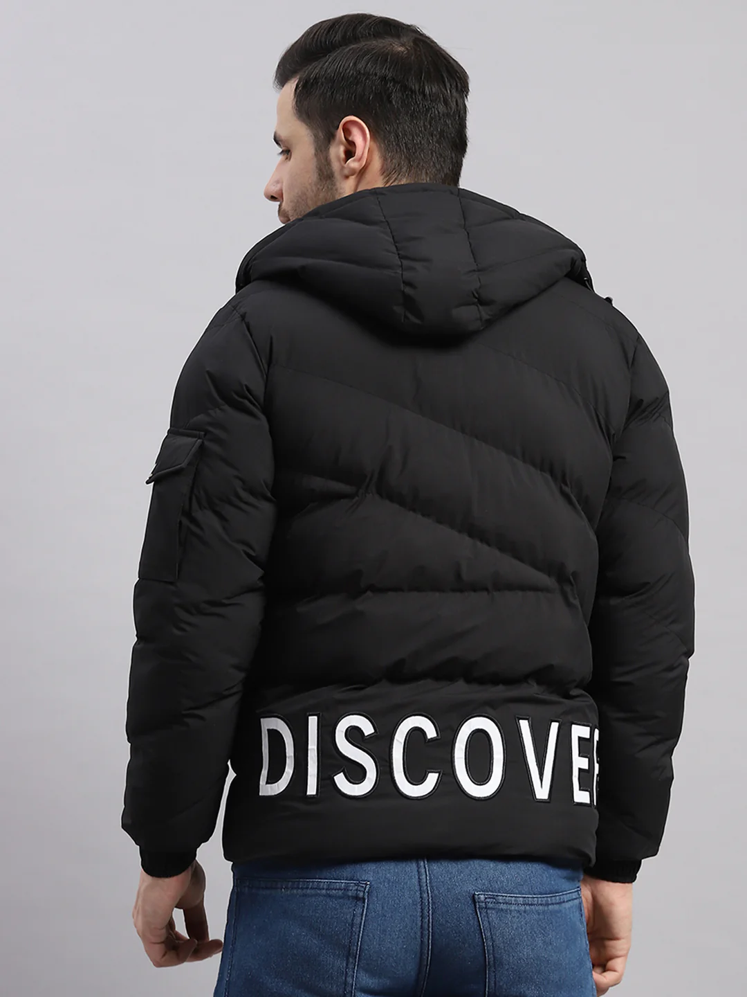 Rock.it Men Black Solid Collar Full Sleeve Jacket - Image 5