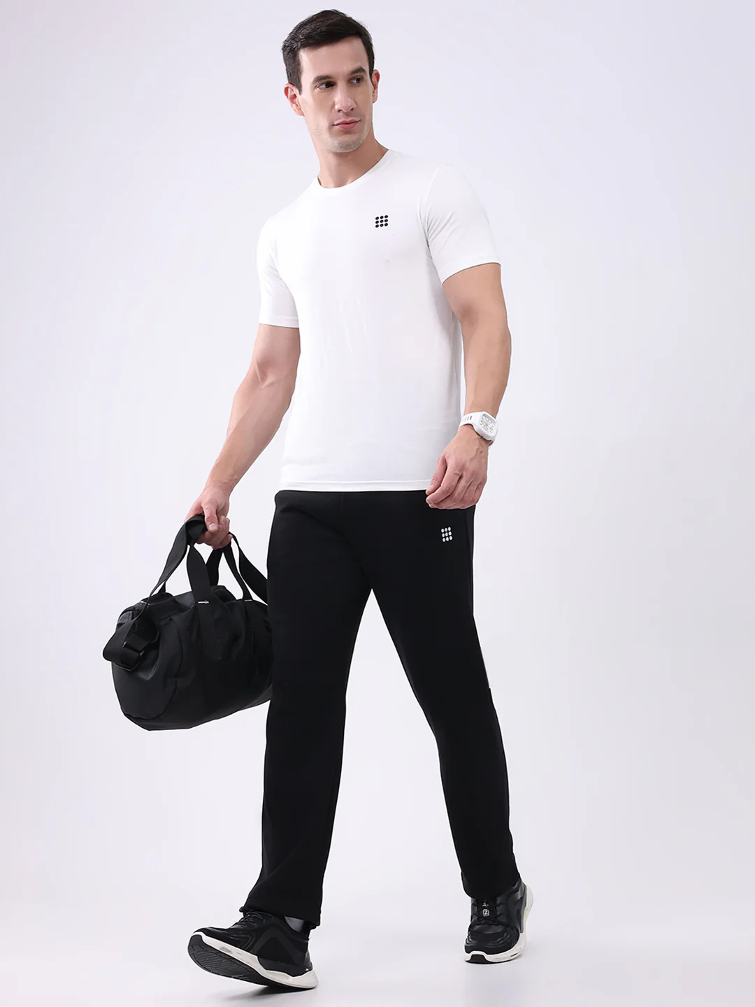 Rock.it Men Black Solid Regular Fit Winter Lower - Image 2