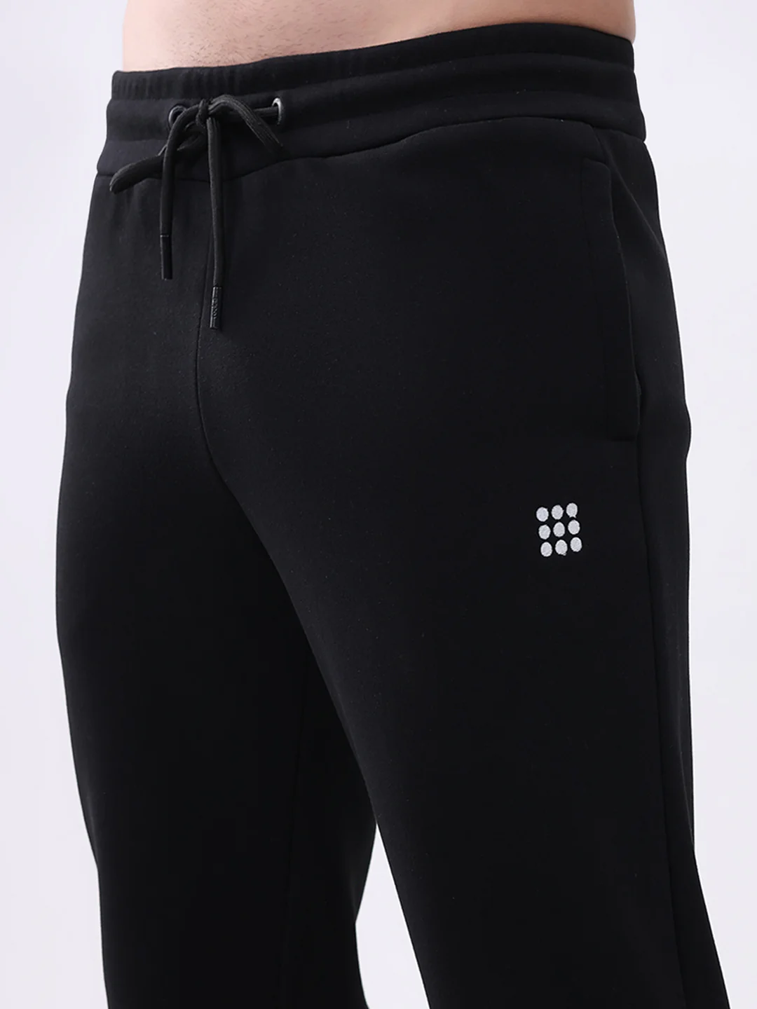 Rock.it Men Black Solid Regular Fit Winter Lower - Image 6