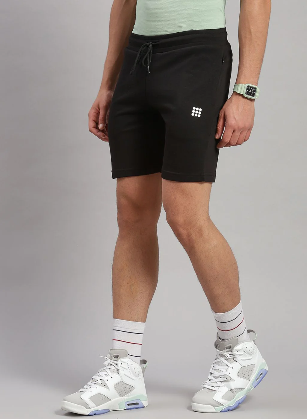 Rock.it Men Black Solid Short - Image 4