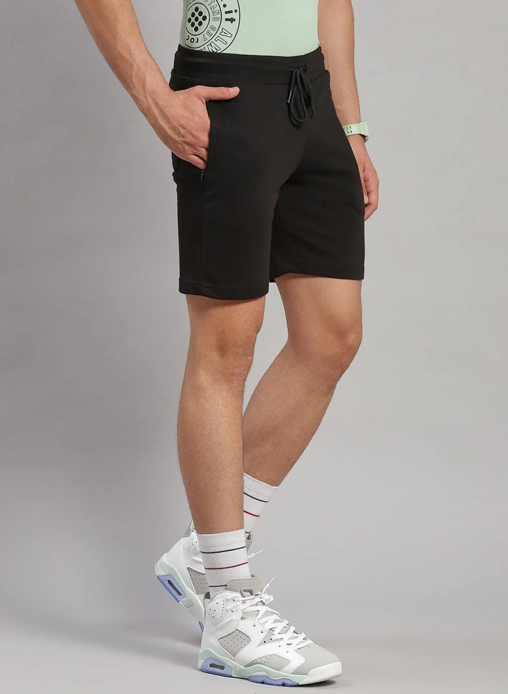 Rock.it Men Black Solid Short - Image 5