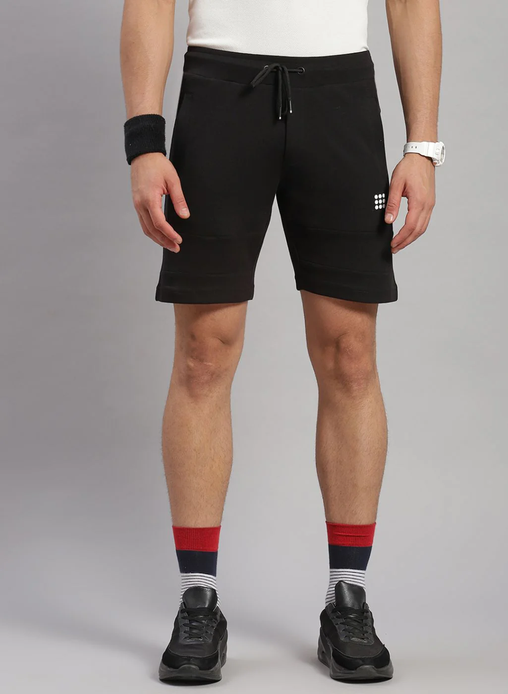 Rock.it Men Black Solid Short - Image 3