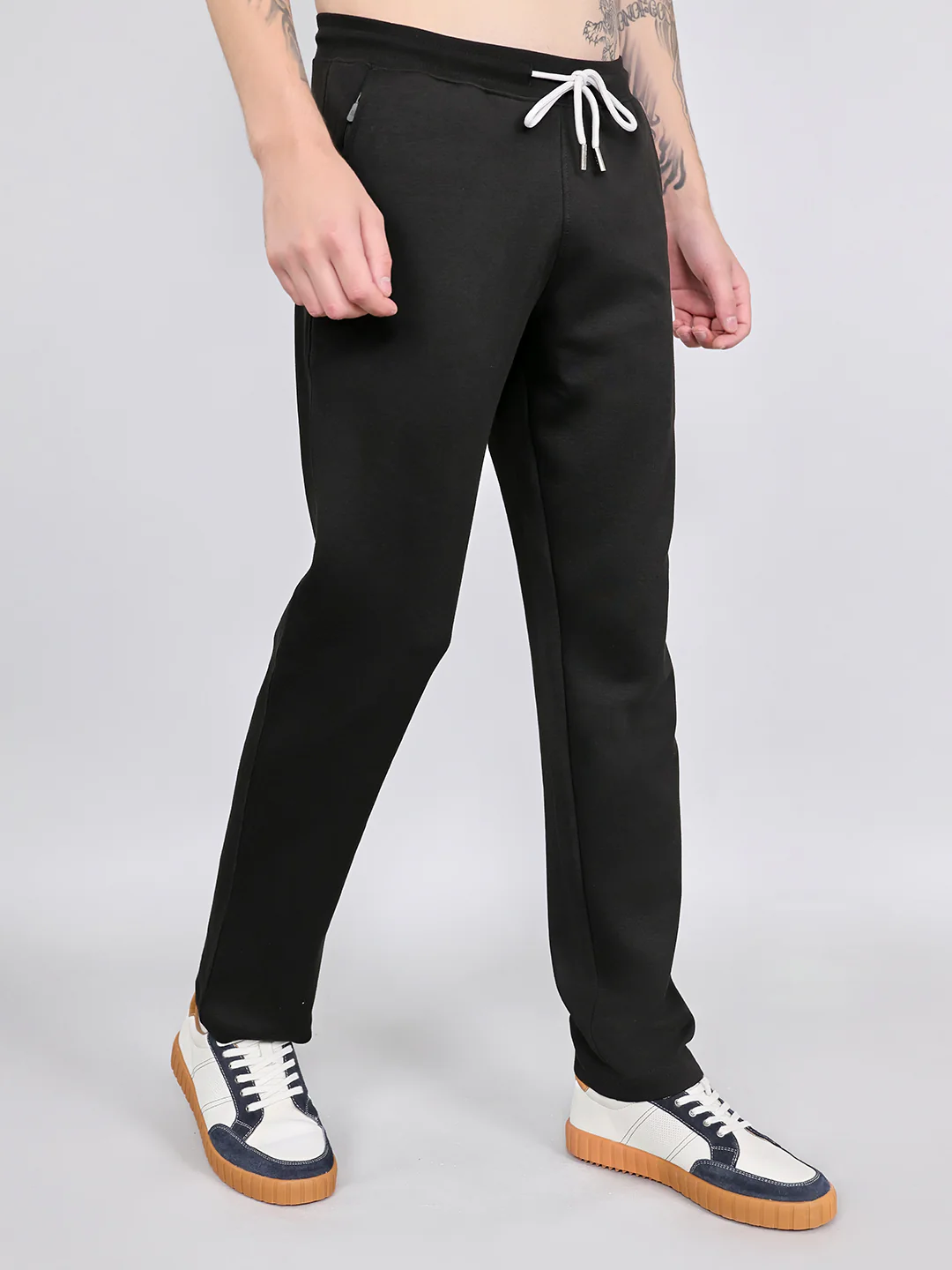 Rock.it Men Black Solid Smart Fit Lower - Image 3