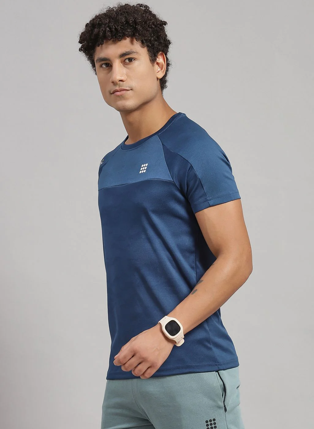 Rock.it Men Blue Solid Short - Image 2