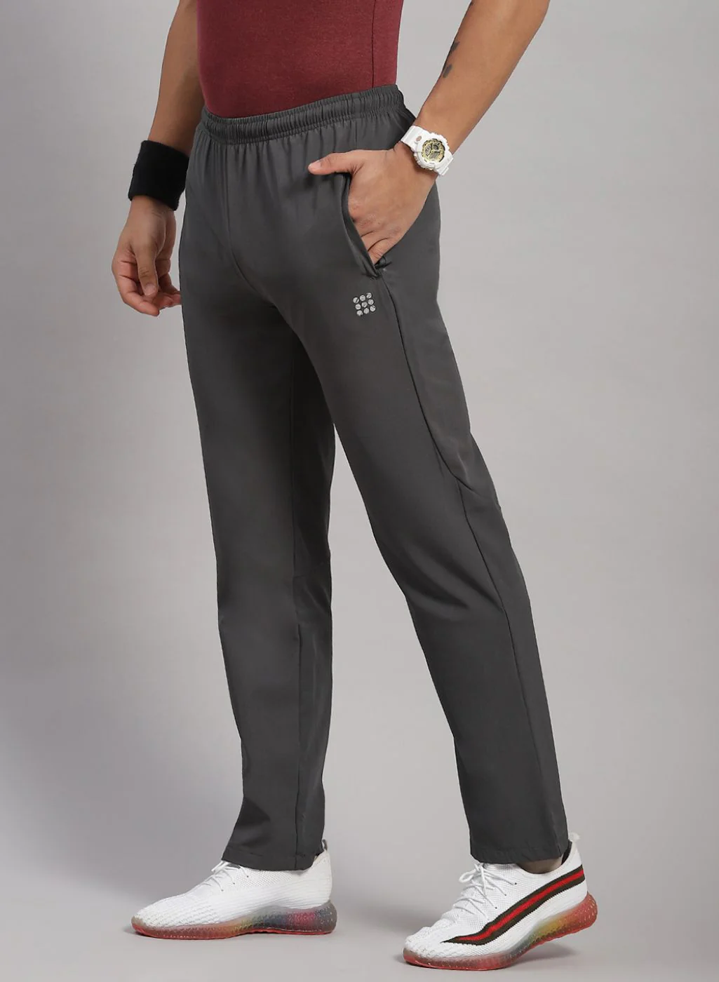 Rock.it Men Grey Regular Fit Lower - Image 2