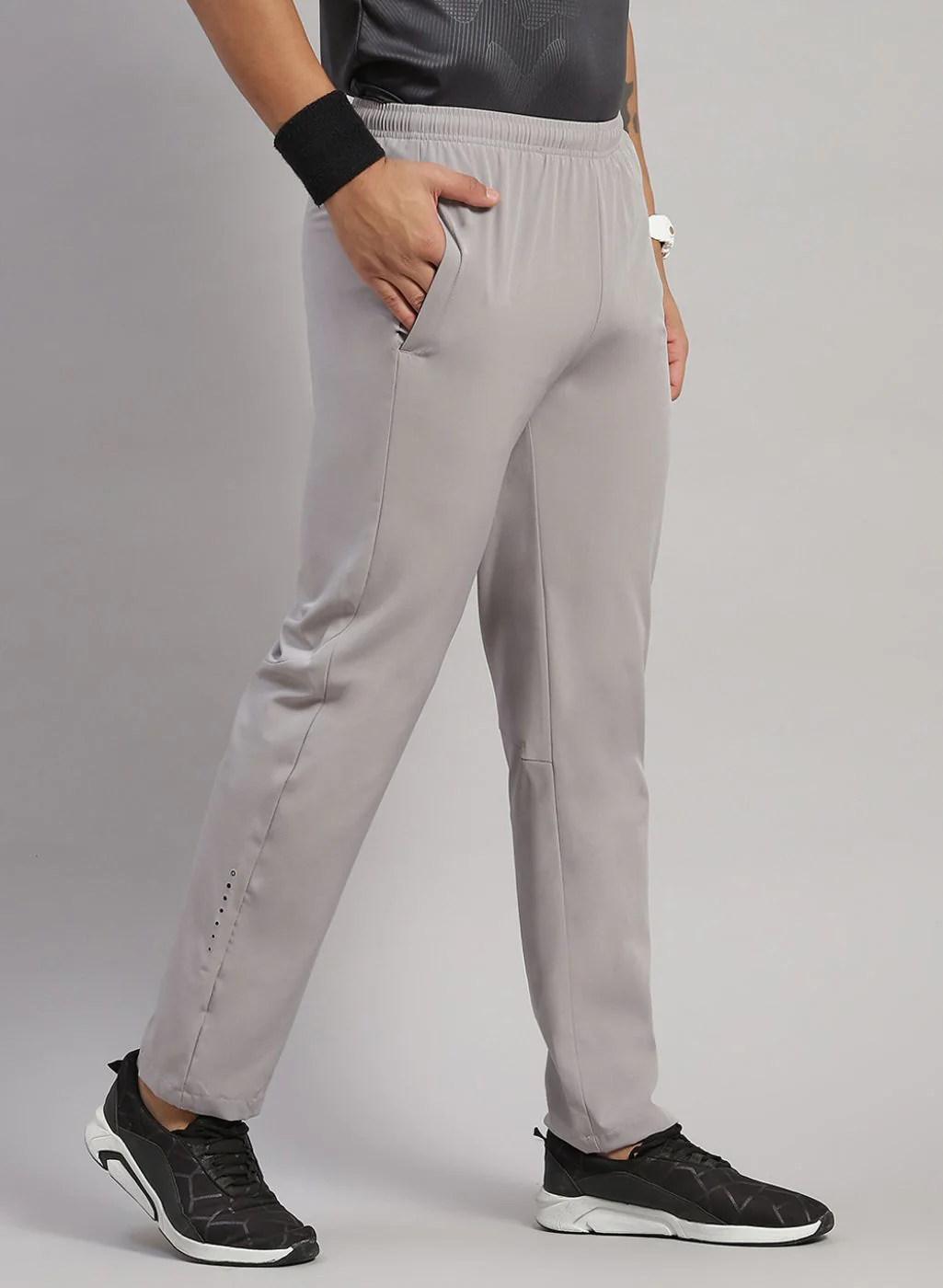 Rock.it Men Grey Regular Fit Lower - Image 3