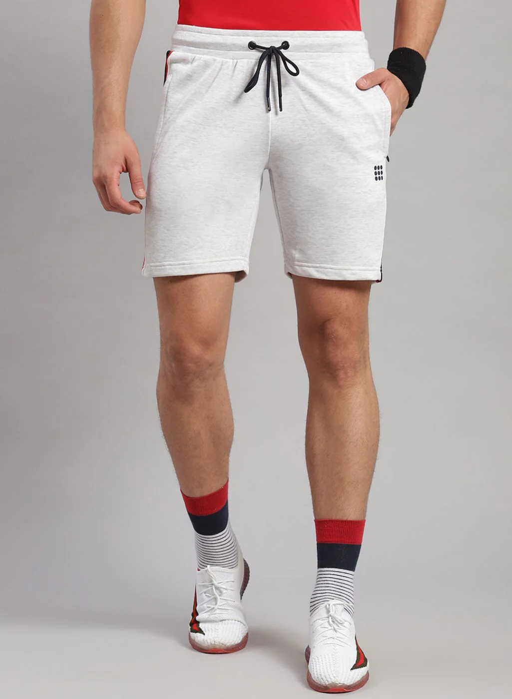 Rock.it Men Grey Solid Short - Image 3
