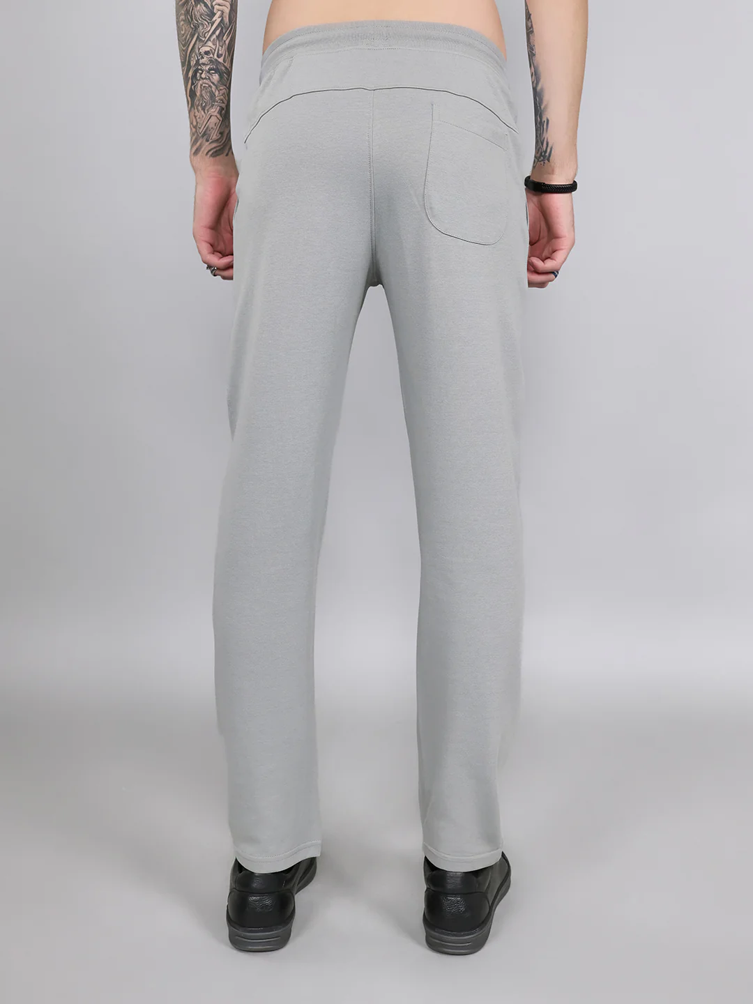 Rock.it Men Grey Solid Smart Fit Lower - Image 4