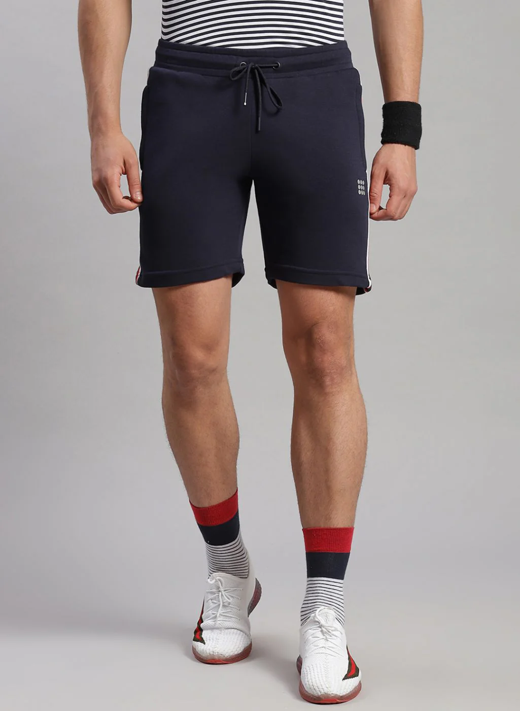 Rock.it Men Navy Blue Solid Short - Image 3