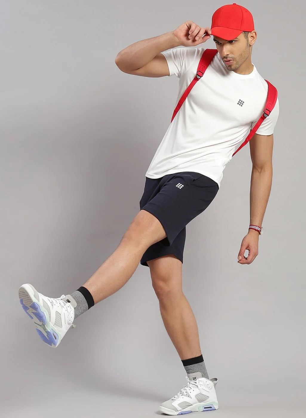 Rock.it Men Navy Blue Solid Short - Image 2