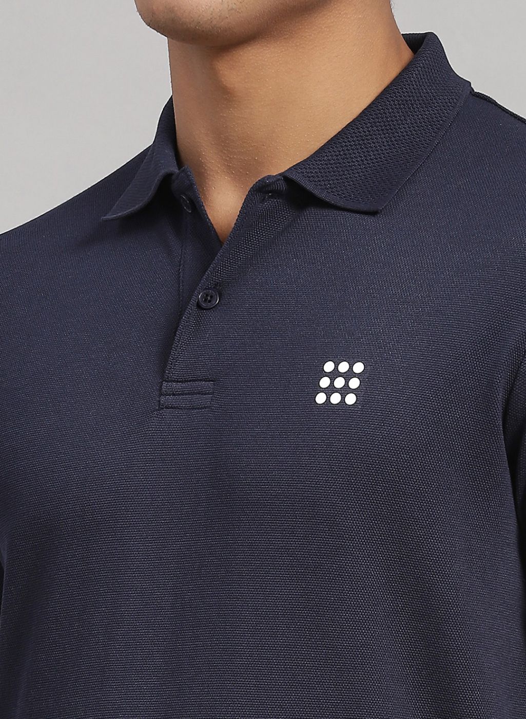 Rock.it Men Navy Blue Solid T-Shirt - Image 6