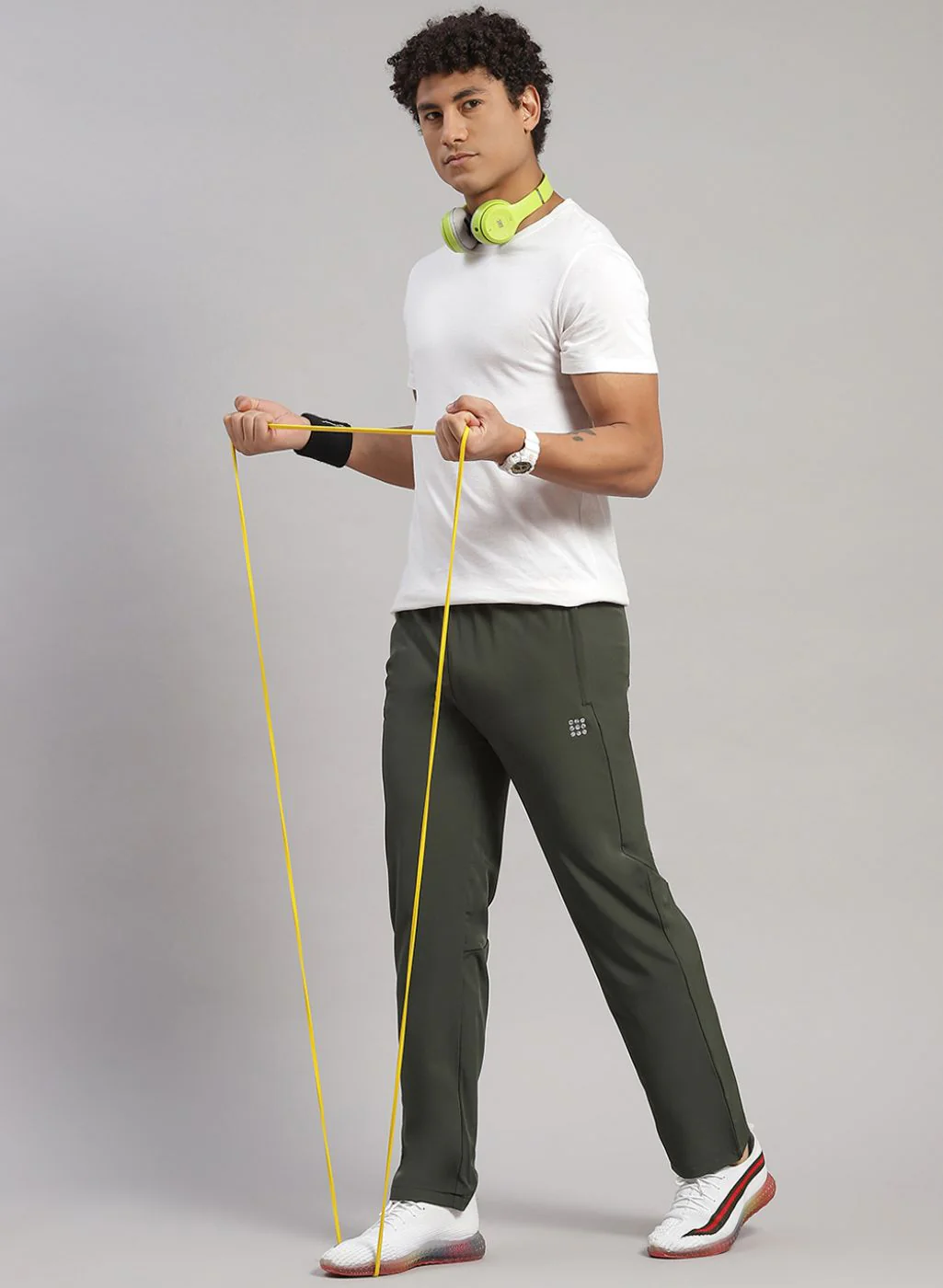 Rock.it Men Olive Regular Fit Lower - Image 5