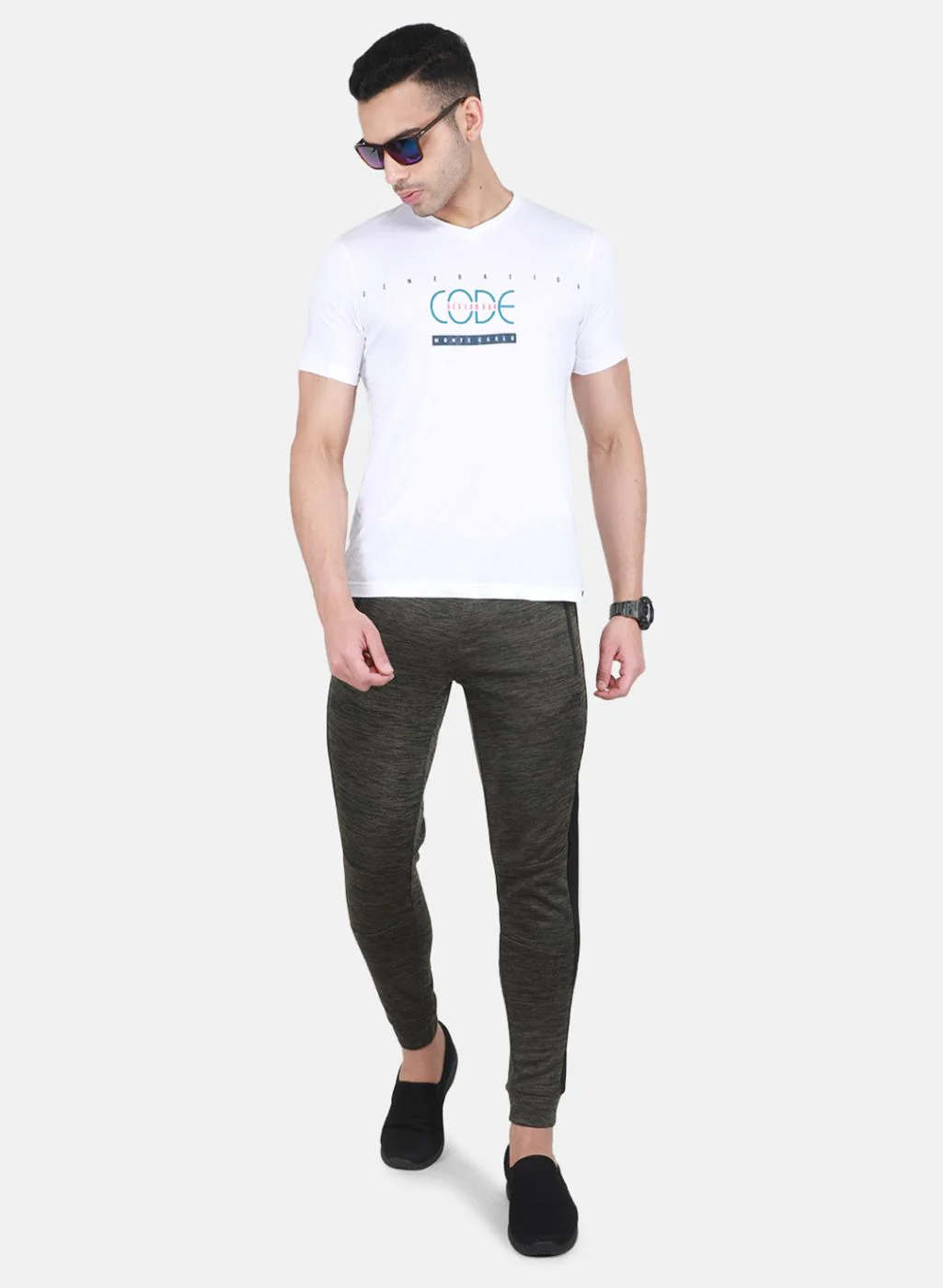 Rock.it Men Olive Solid Jogger - Image 4