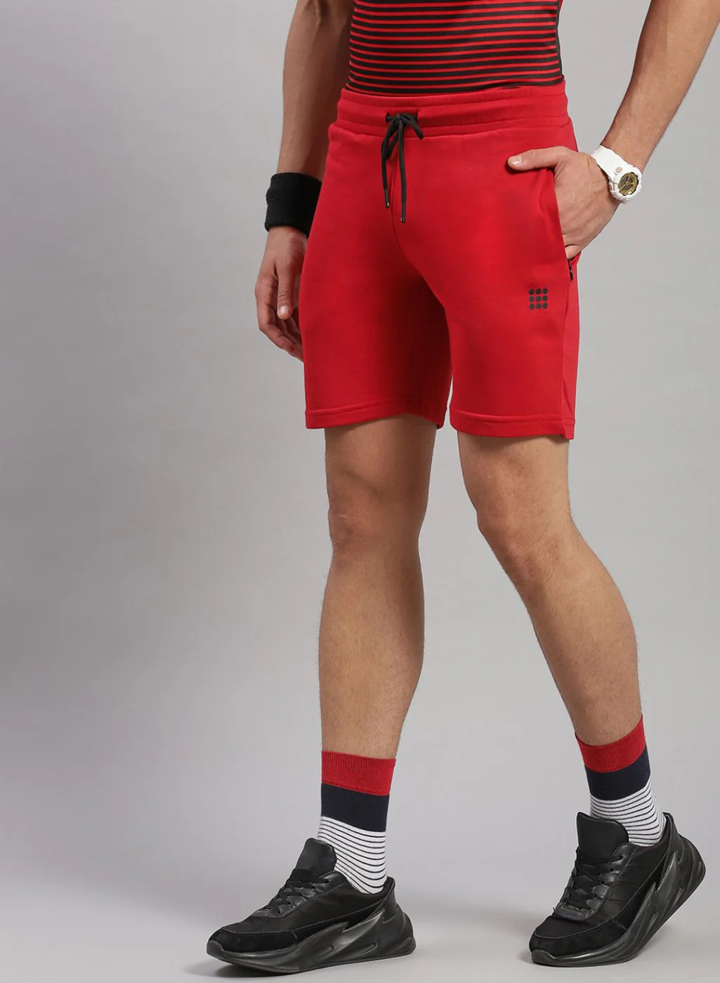 Rock.it Men Red Solid Short - Image 5