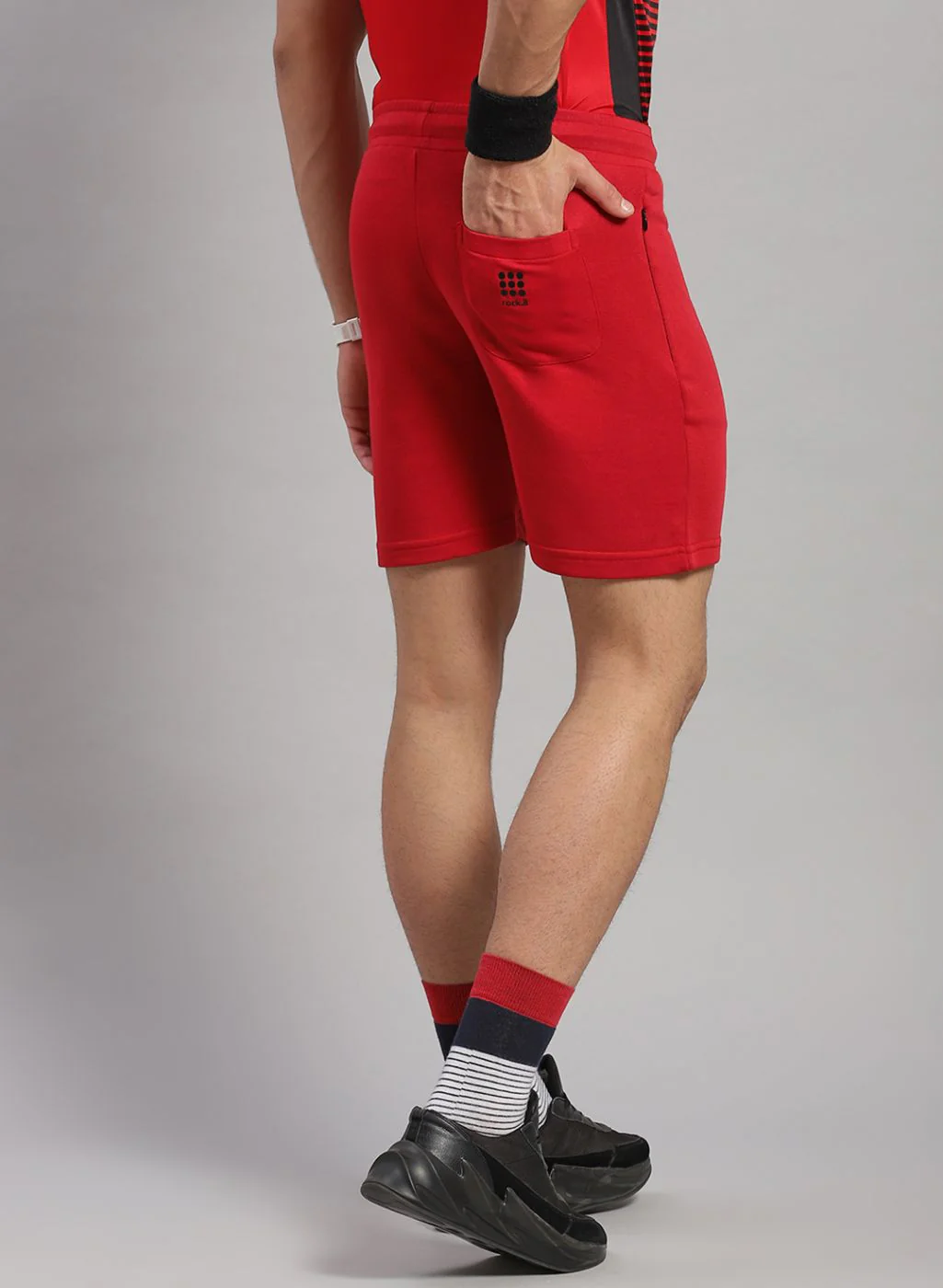 Rock.it Men Red Solid Short - Image 6