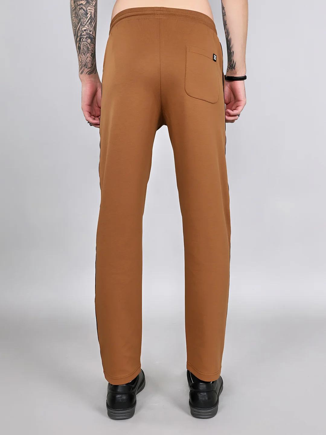 Rock.it Men Tan Solid Smart Fit Lower - Image 4